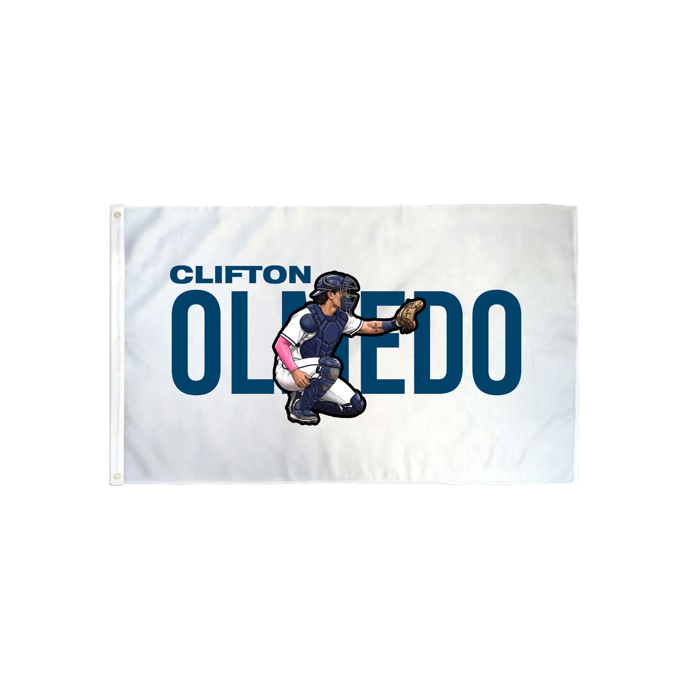 3x5 Flag — Player Name in Classic