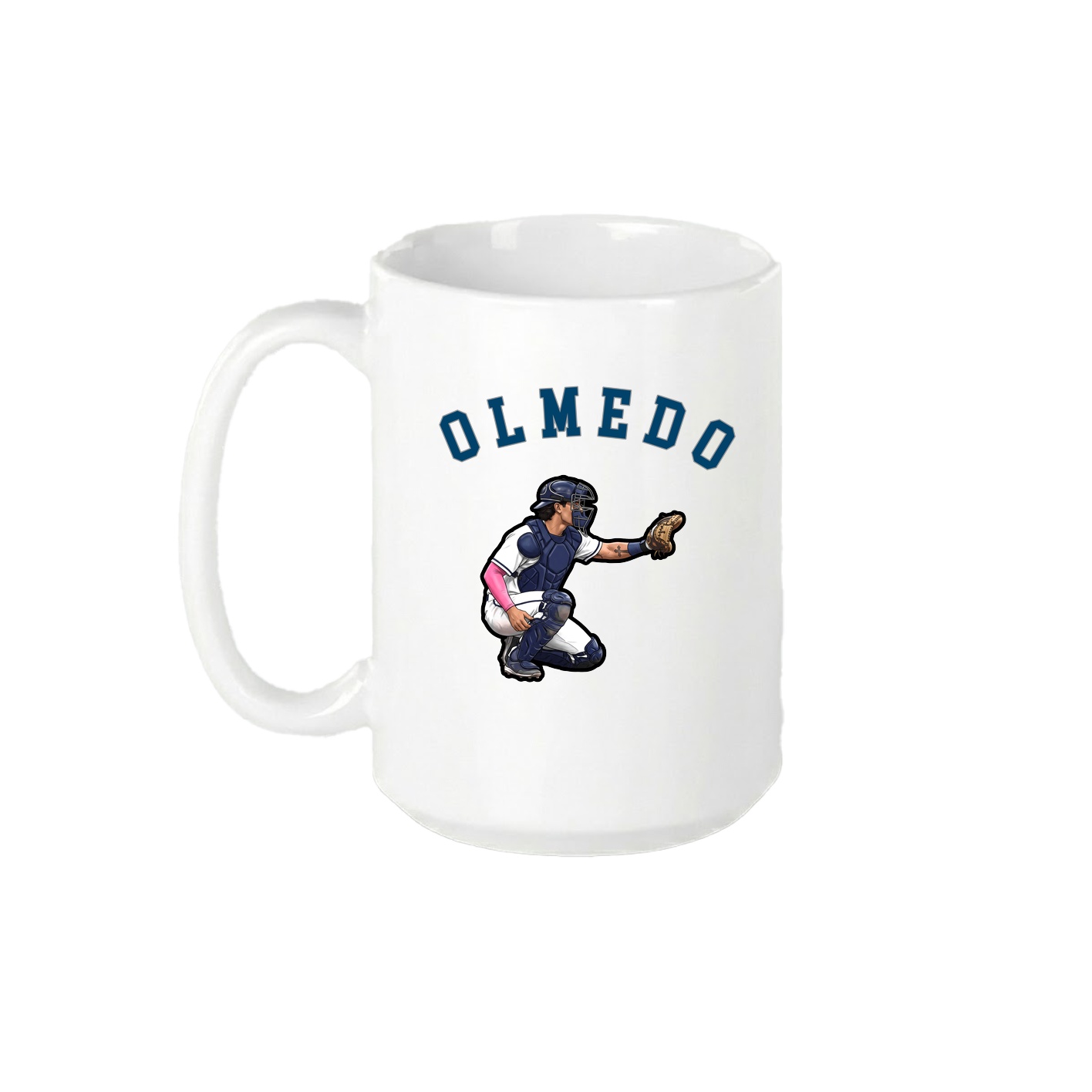 15oz Coffee Mug — Shirsey Arch in White