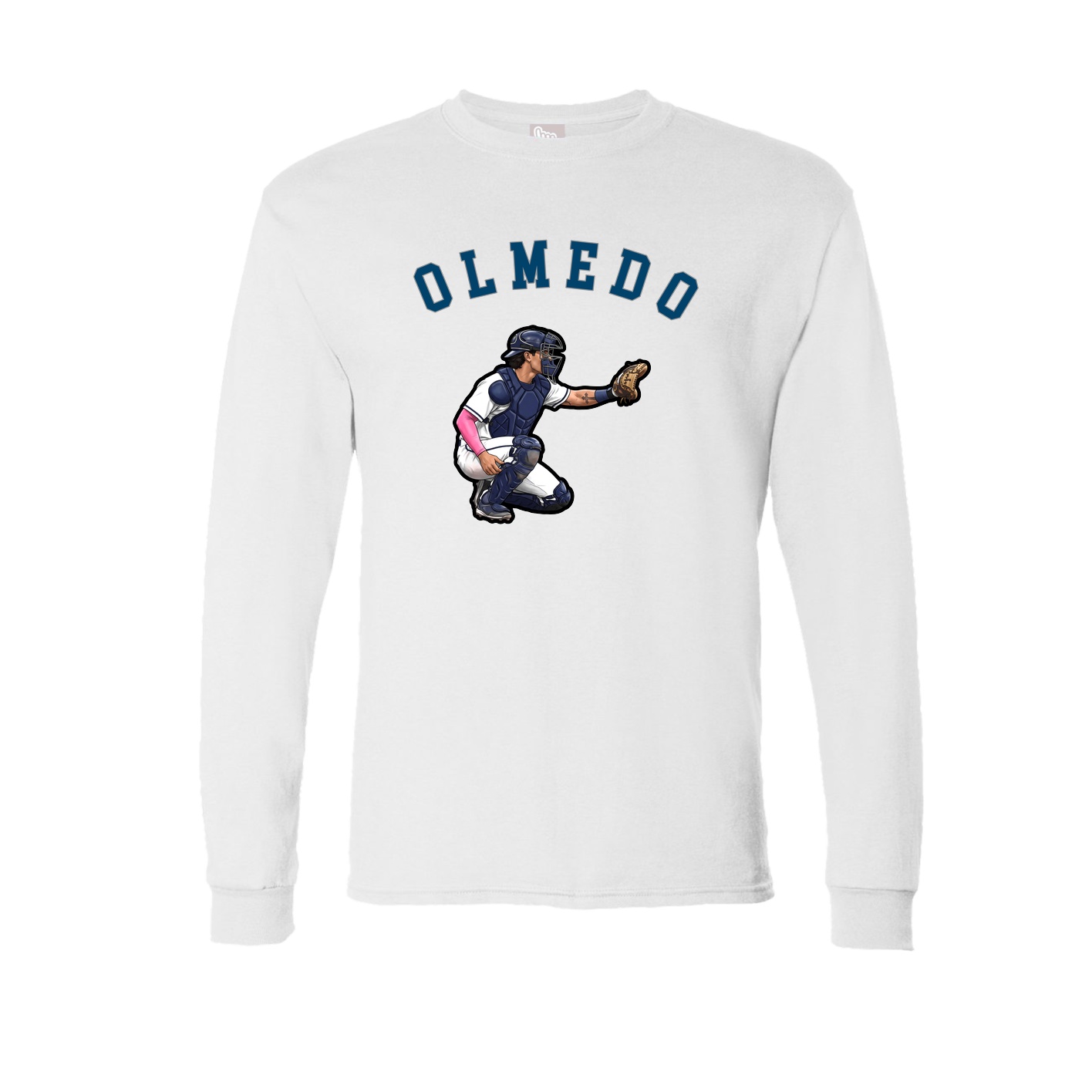 Long Sleeve Tee — Shirsey Arch in White
