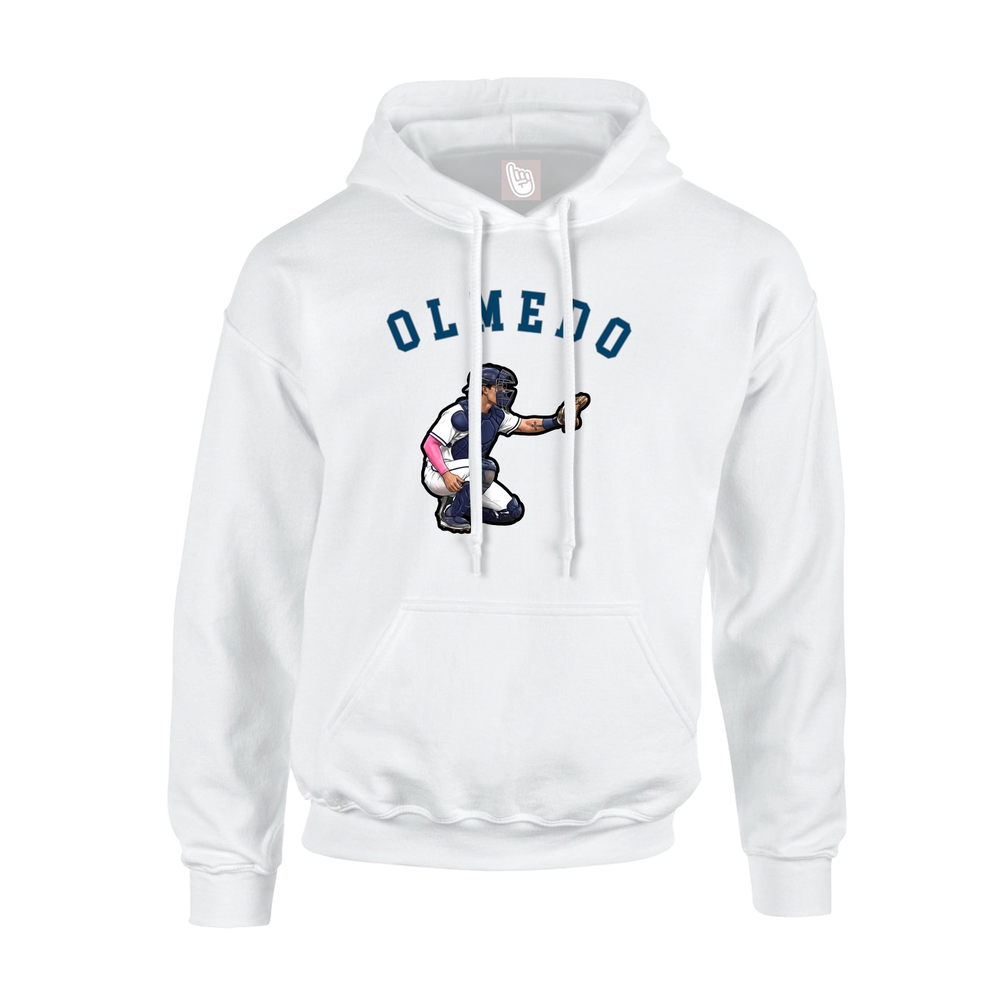 Youth Hoodie — Shirsey Arch in White