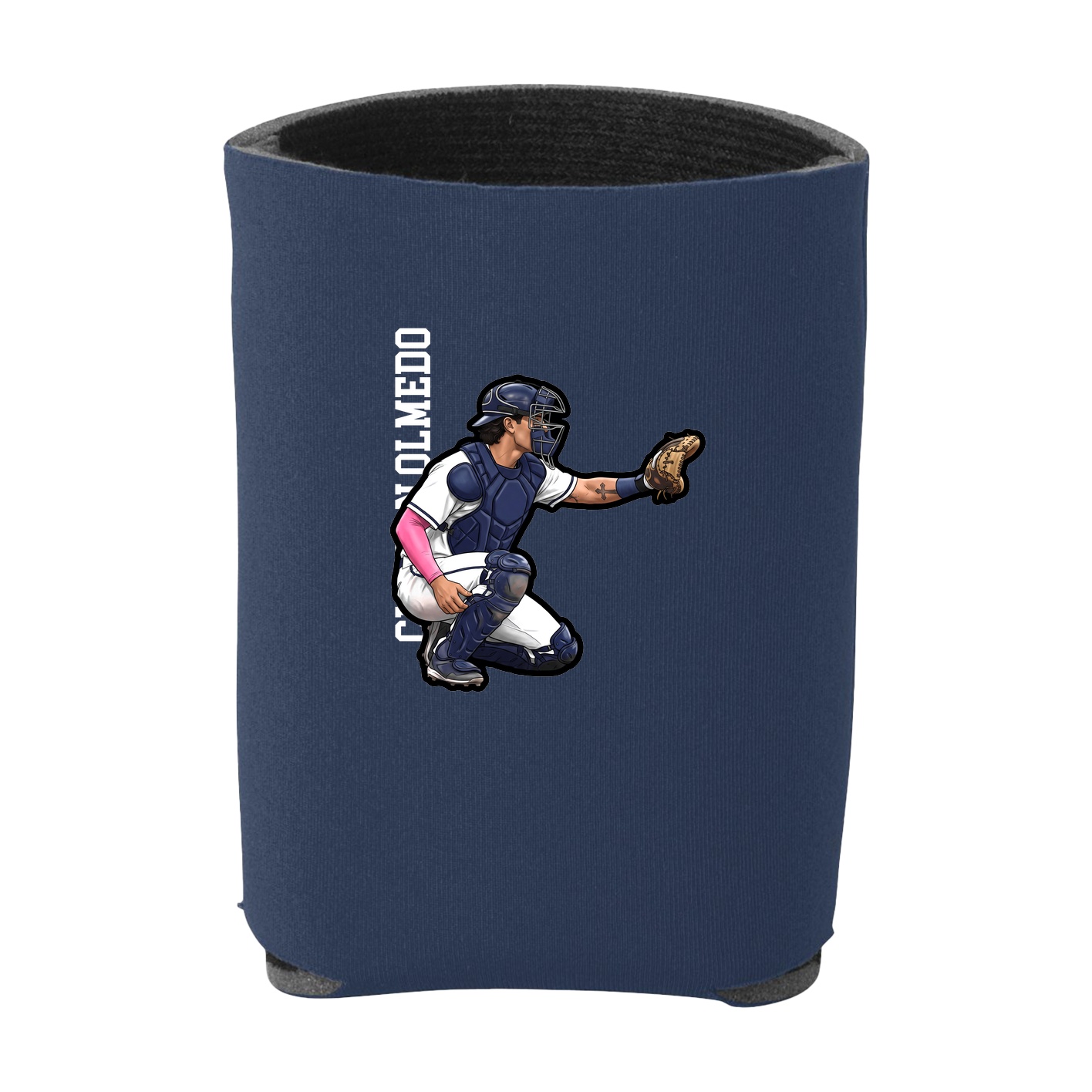 Can Holder — Name Vertical in Navy