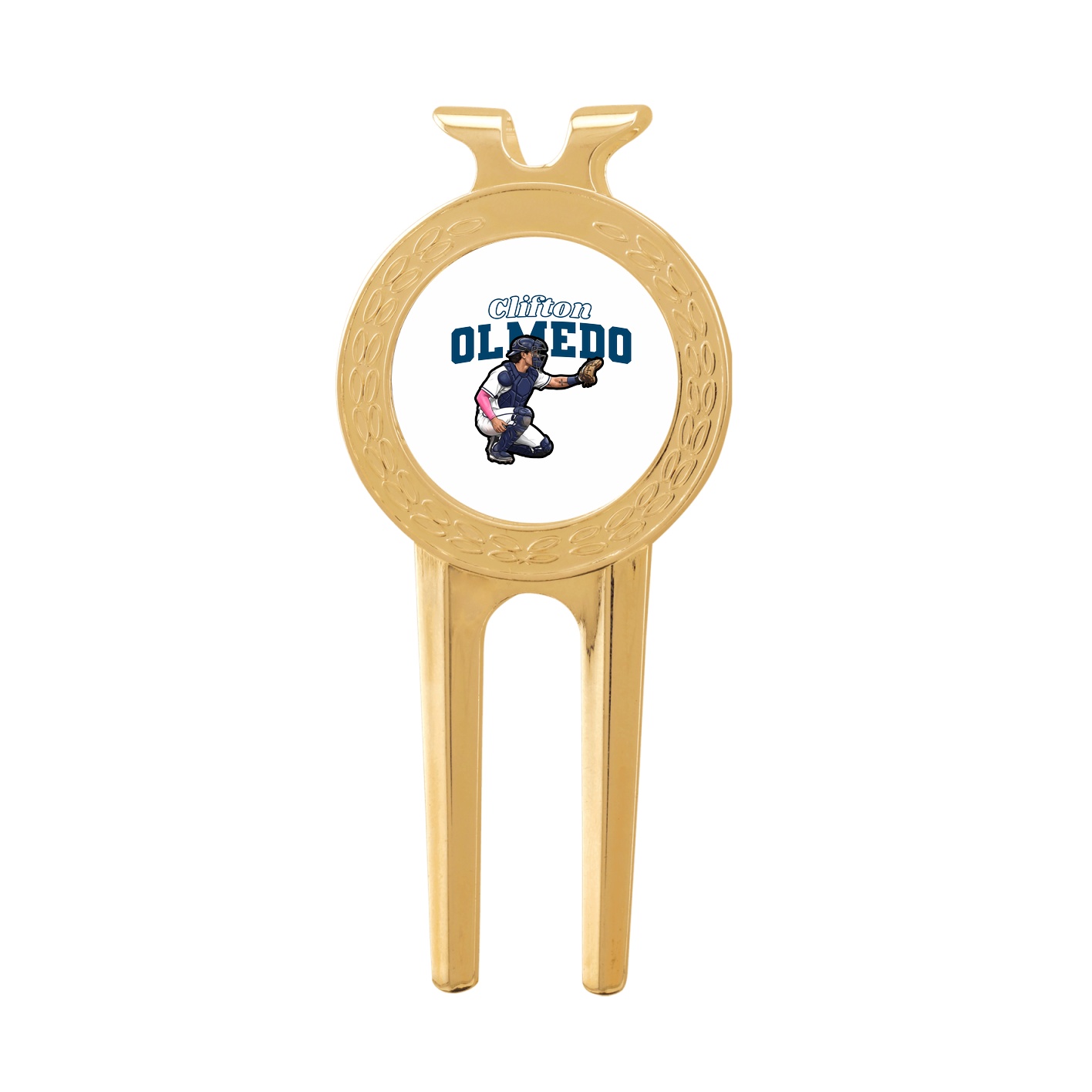 Divot Tool with Ball Marker — Name Arch in Classic