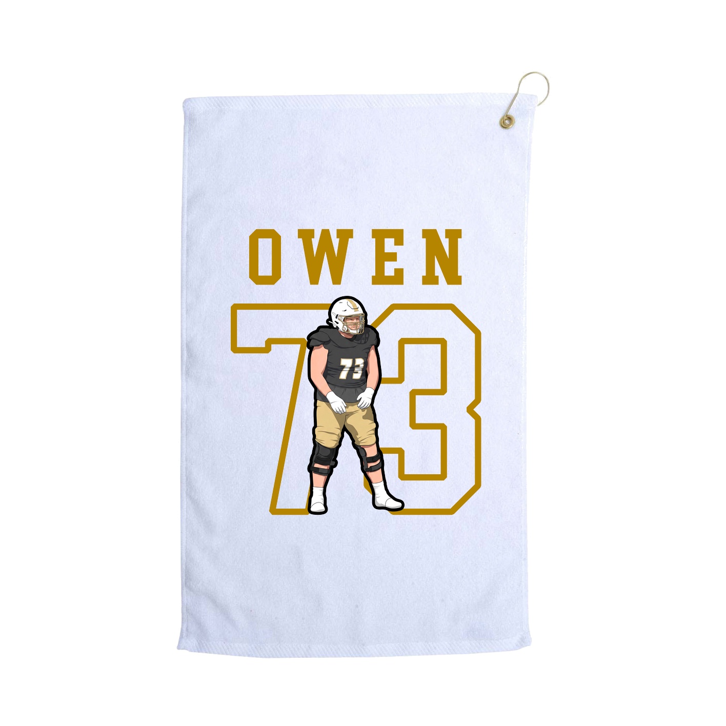 Golf Towel — Shirsey in White