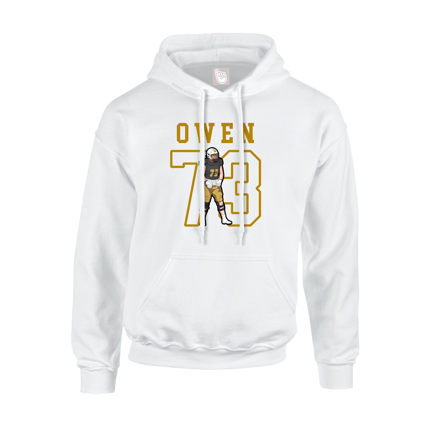 Hoodie — Shirsey in White