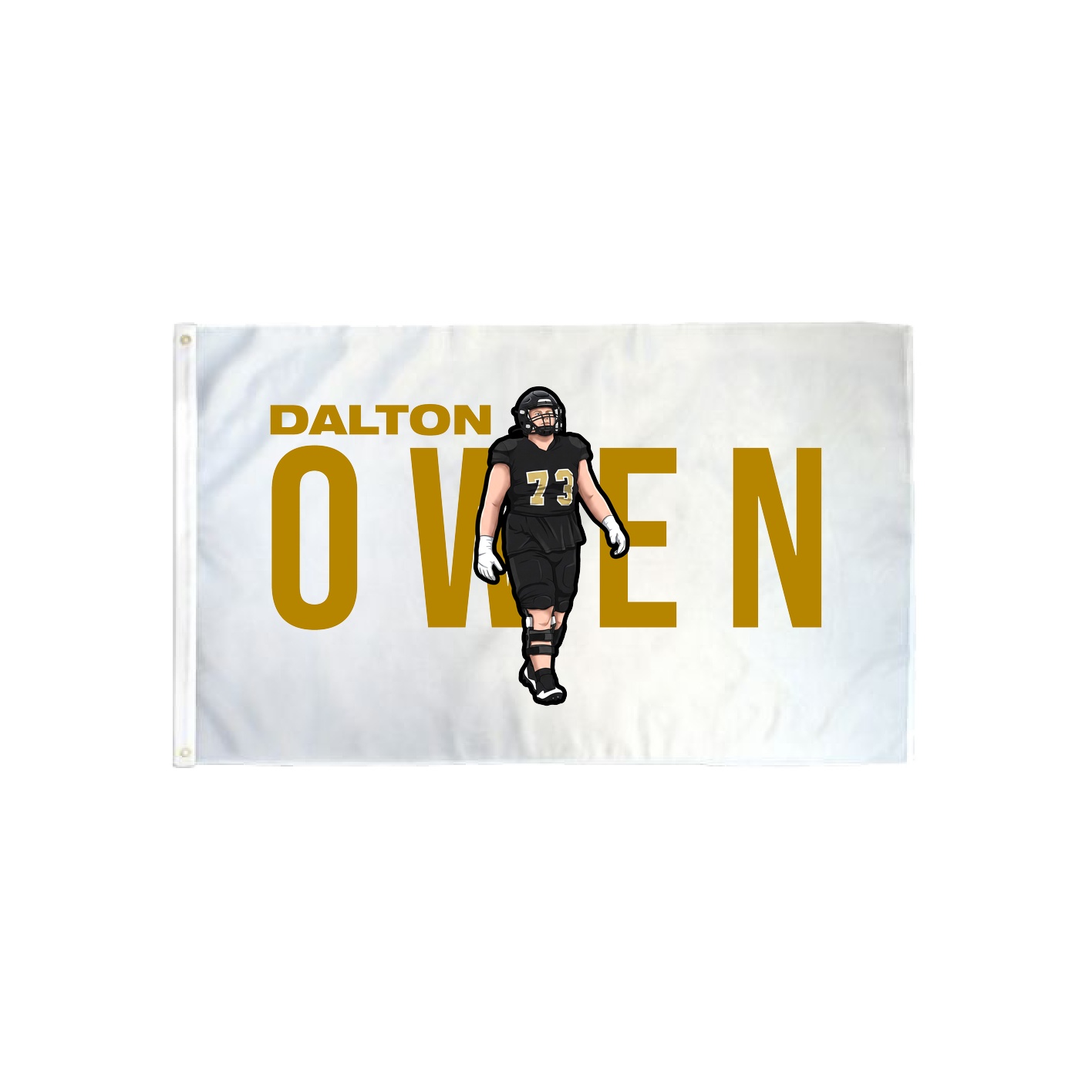 3x5 Flag — Player Name in Classic