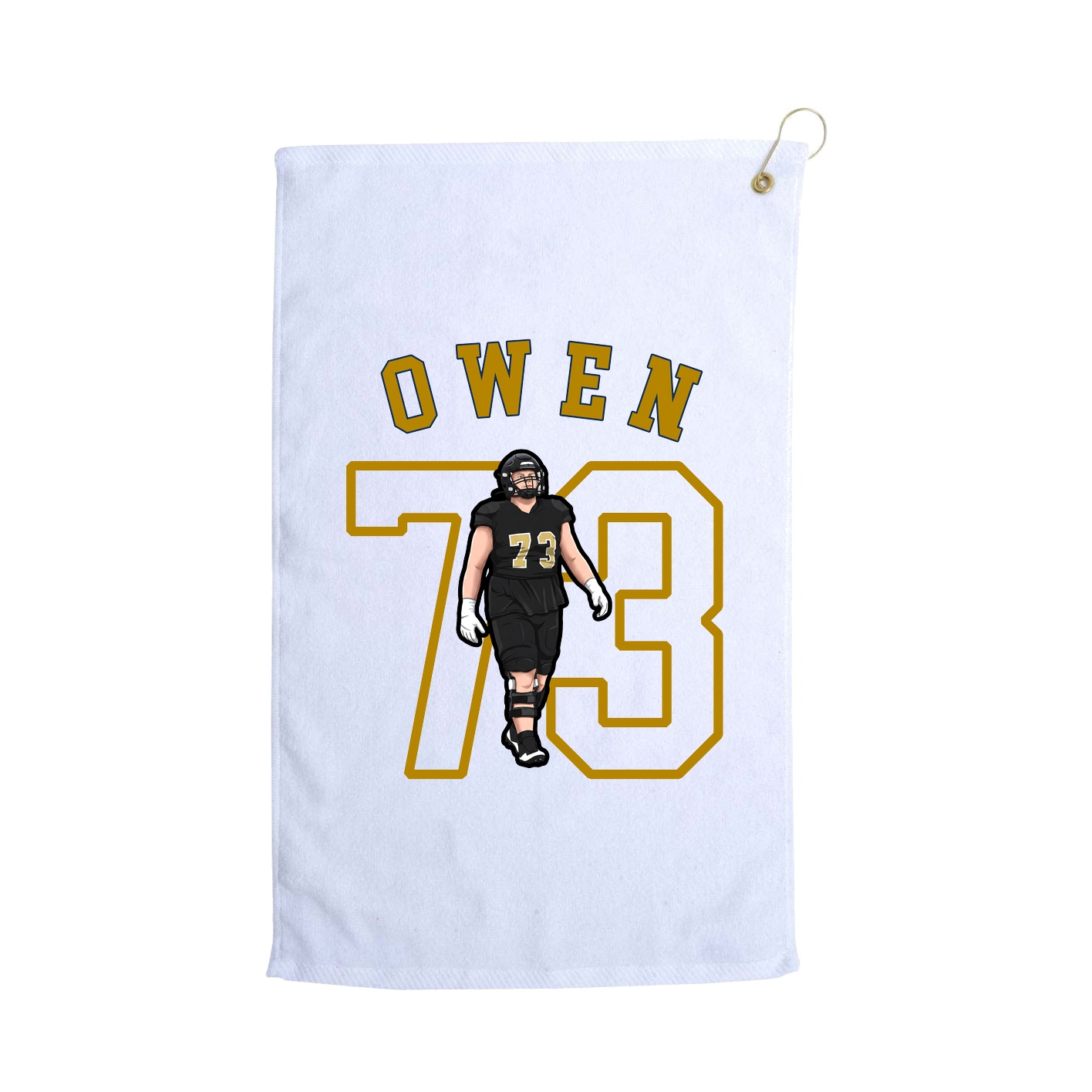 Golf Towel — Shirsey Arch in White