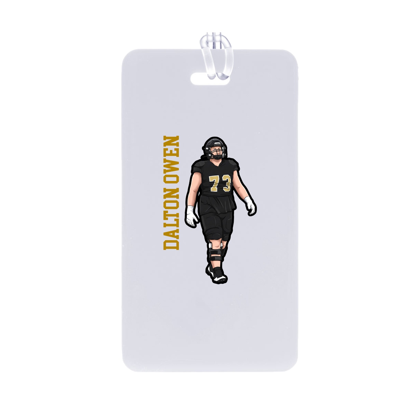 Bag Tag — Name Vertical in Classic