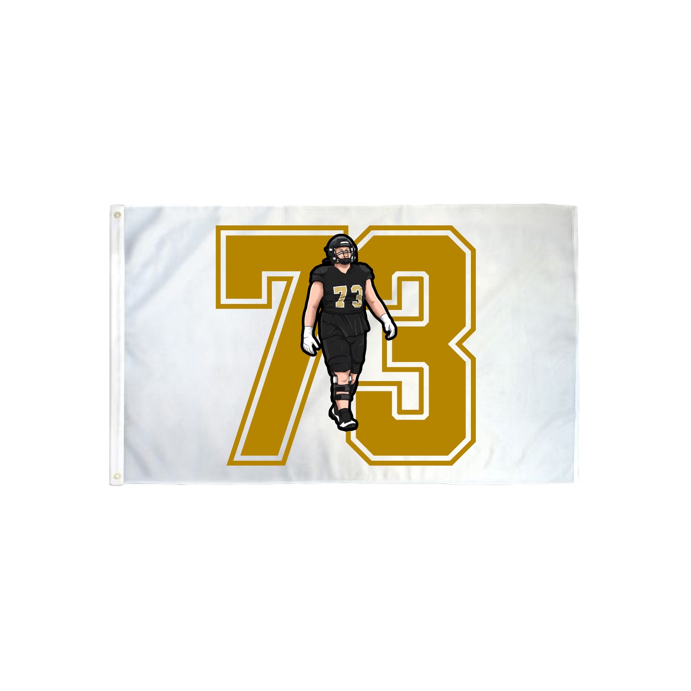 3x5 Flag — Number in Classic