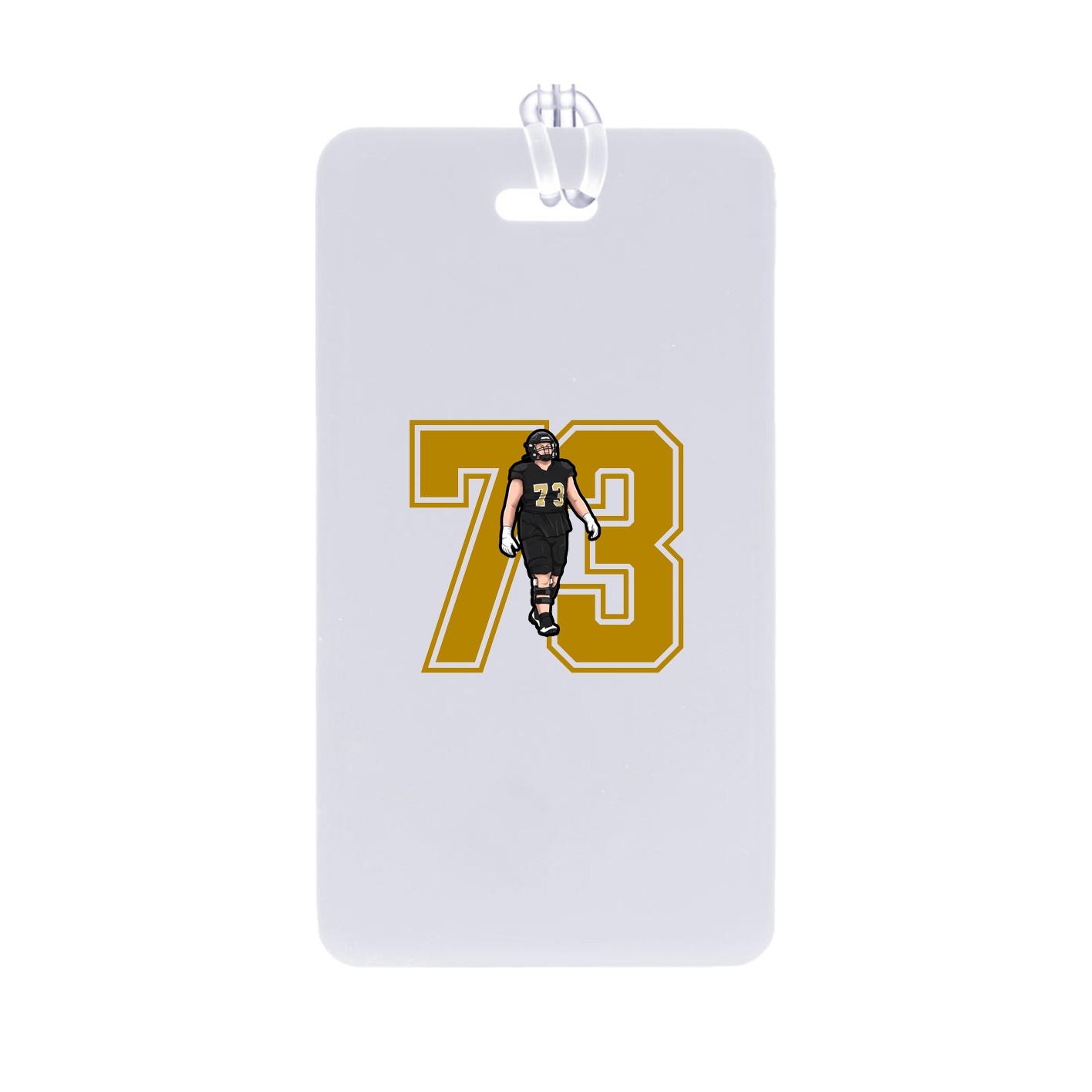 Bag Tag — Number in Classic