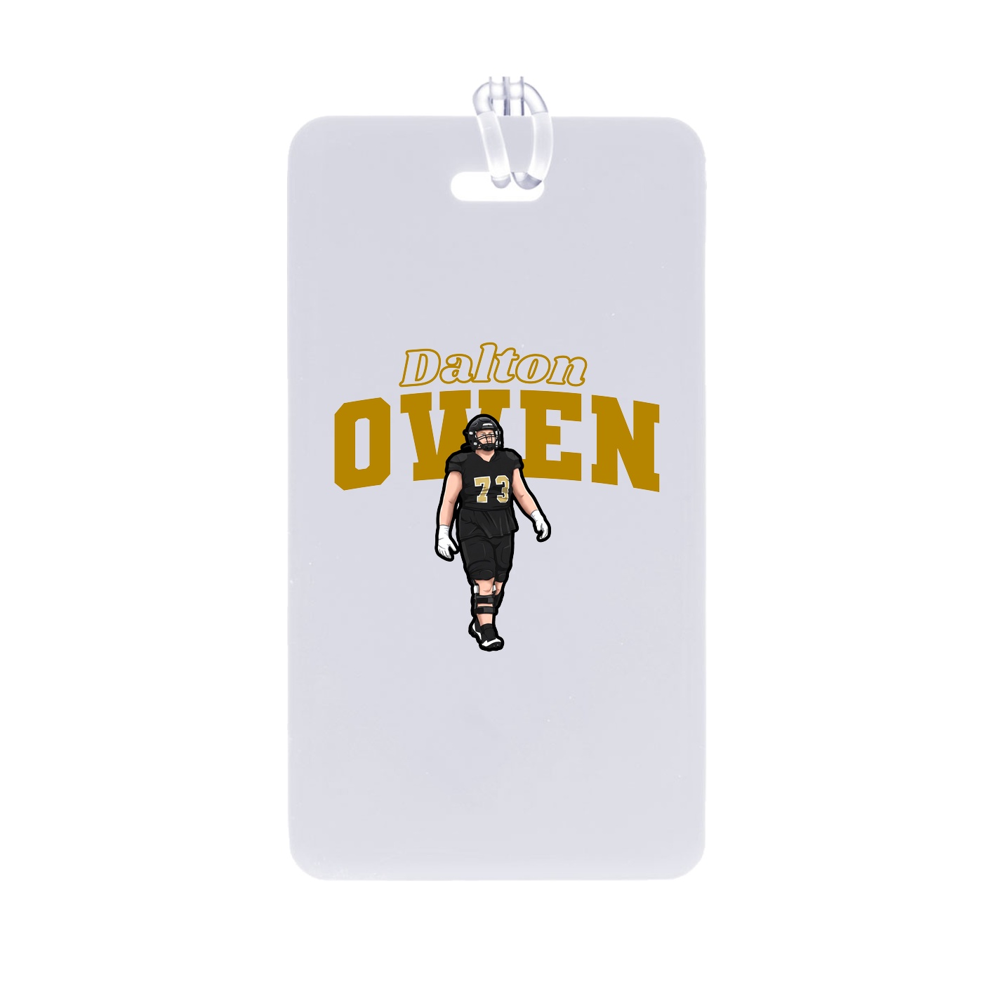 Bag Tag — Name Arch in Classic
