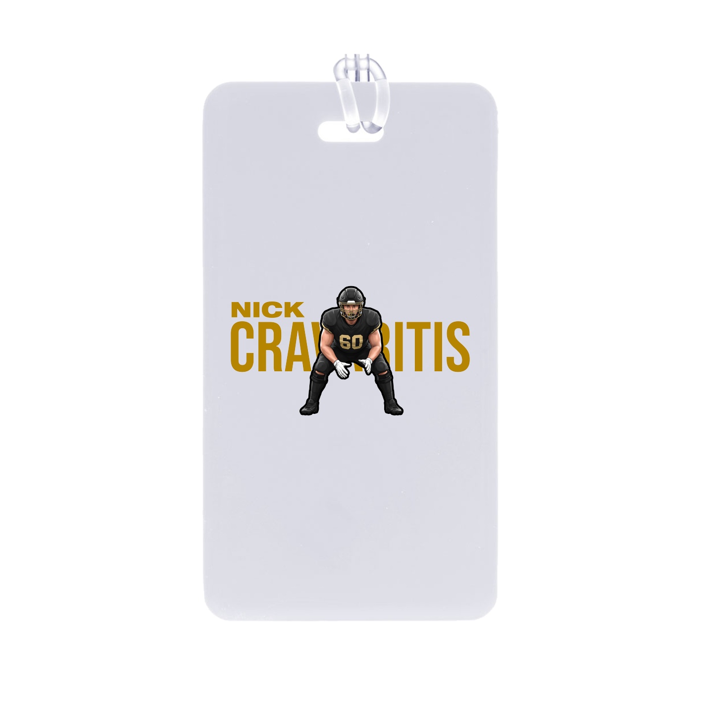 Bag Tag — Player Name in Classic