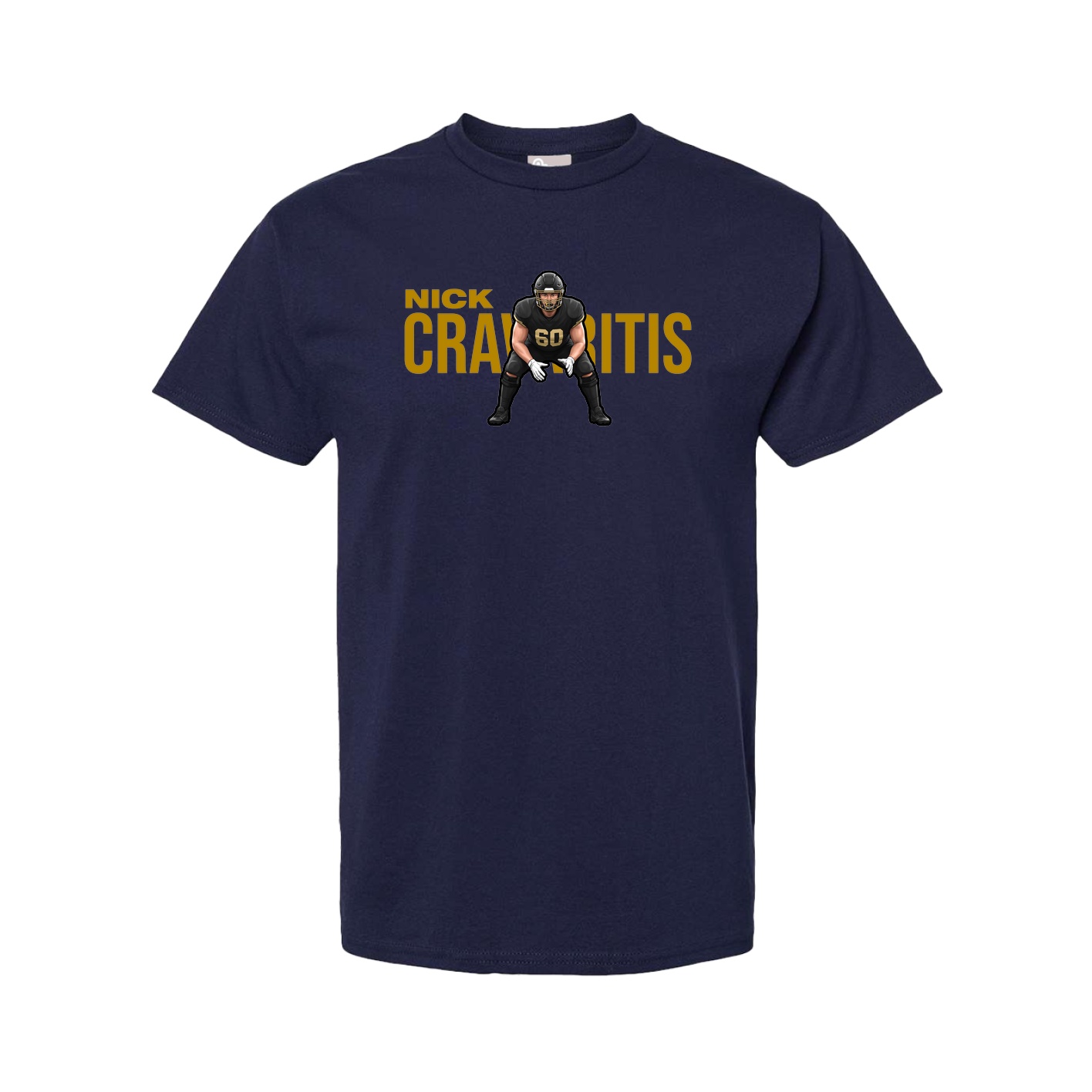 Tee — Player Name in Navy