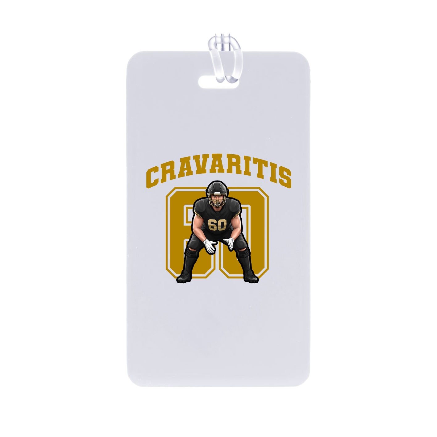 Bag Tag — Number in Classic