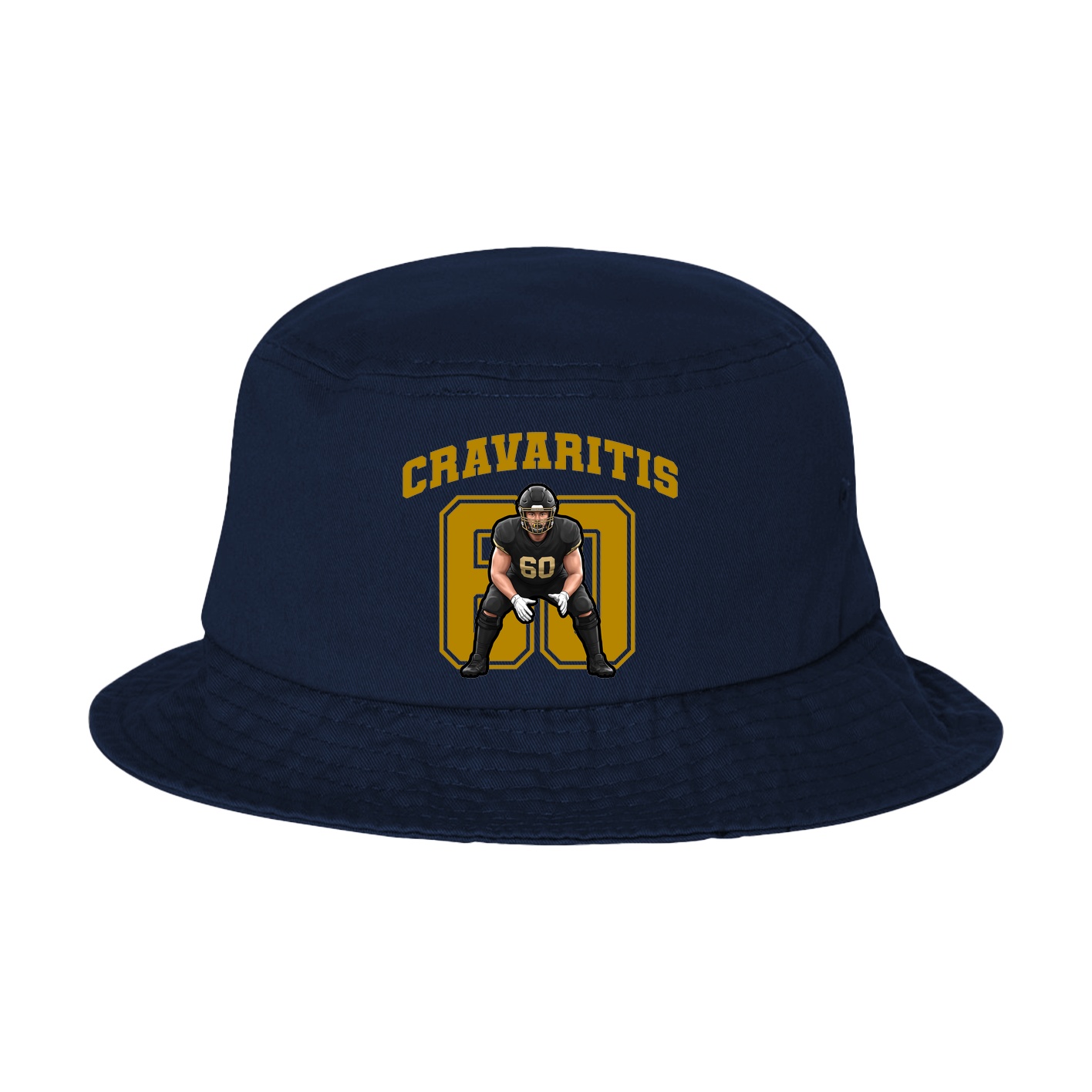 Bucket Cap — Number in Navy