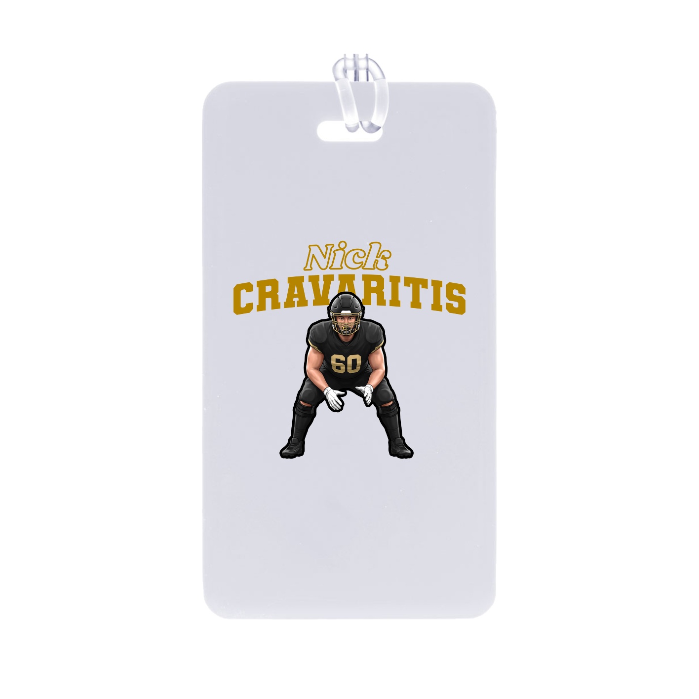 Bag Tag — Name Arch in Classic
