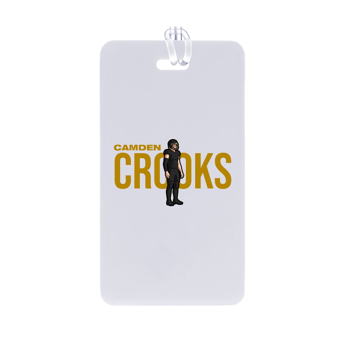 Bag Tag — Player Name in Classic