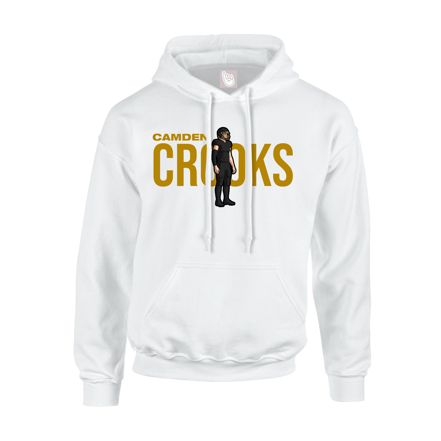 Hoodie — Player Name in White