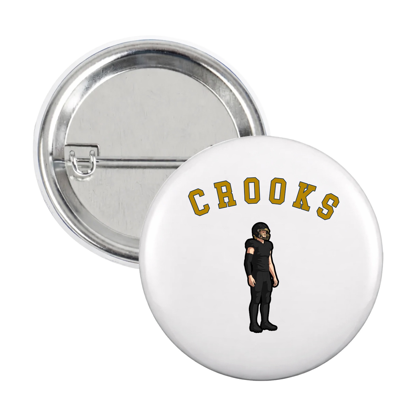 Game Day Button — Shirsey Arch in White