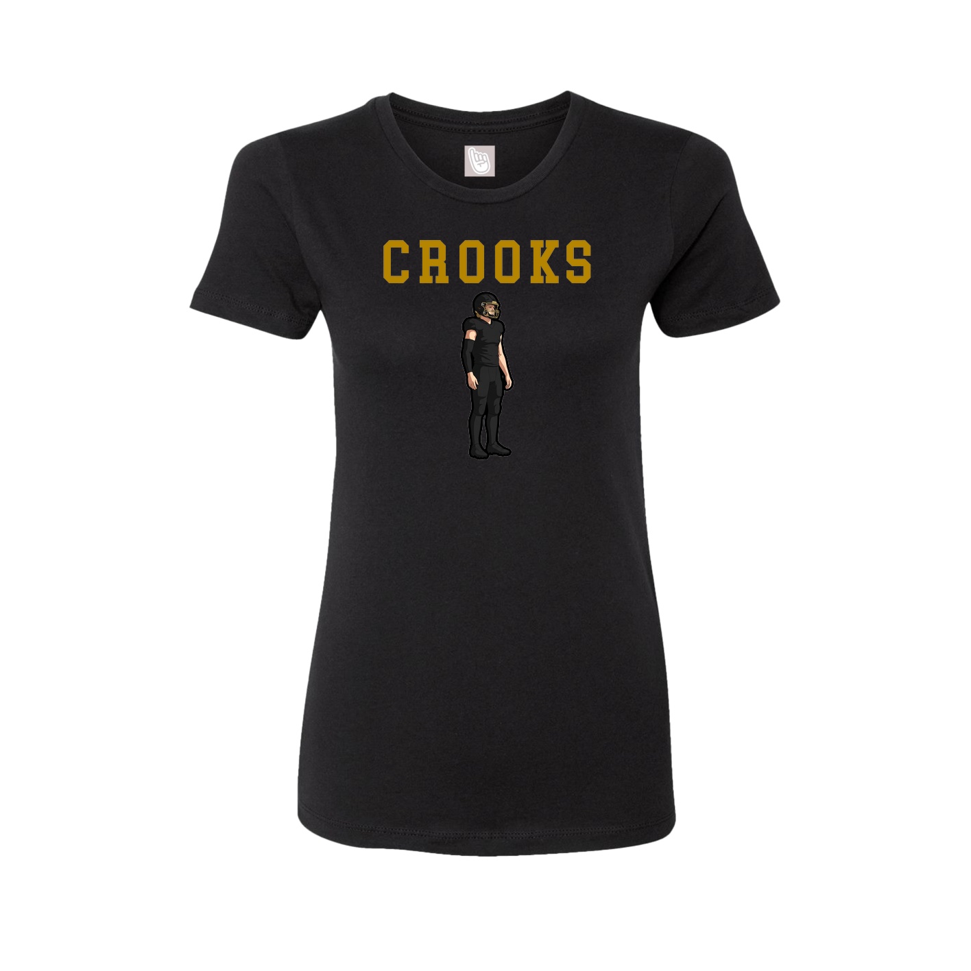 Fitted Women's Tee — Shirsey in Black