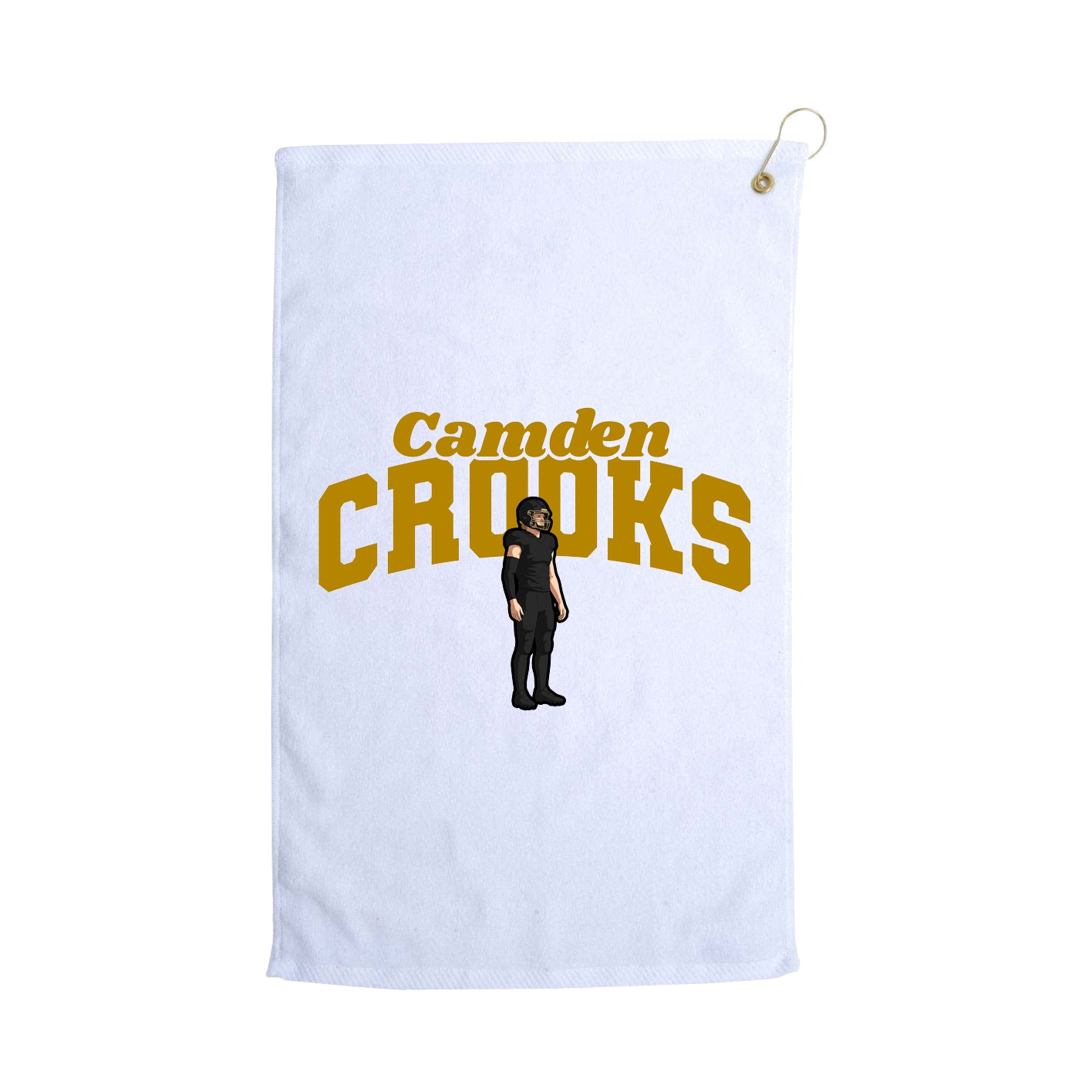 Golf Towel — Signature Arch in White