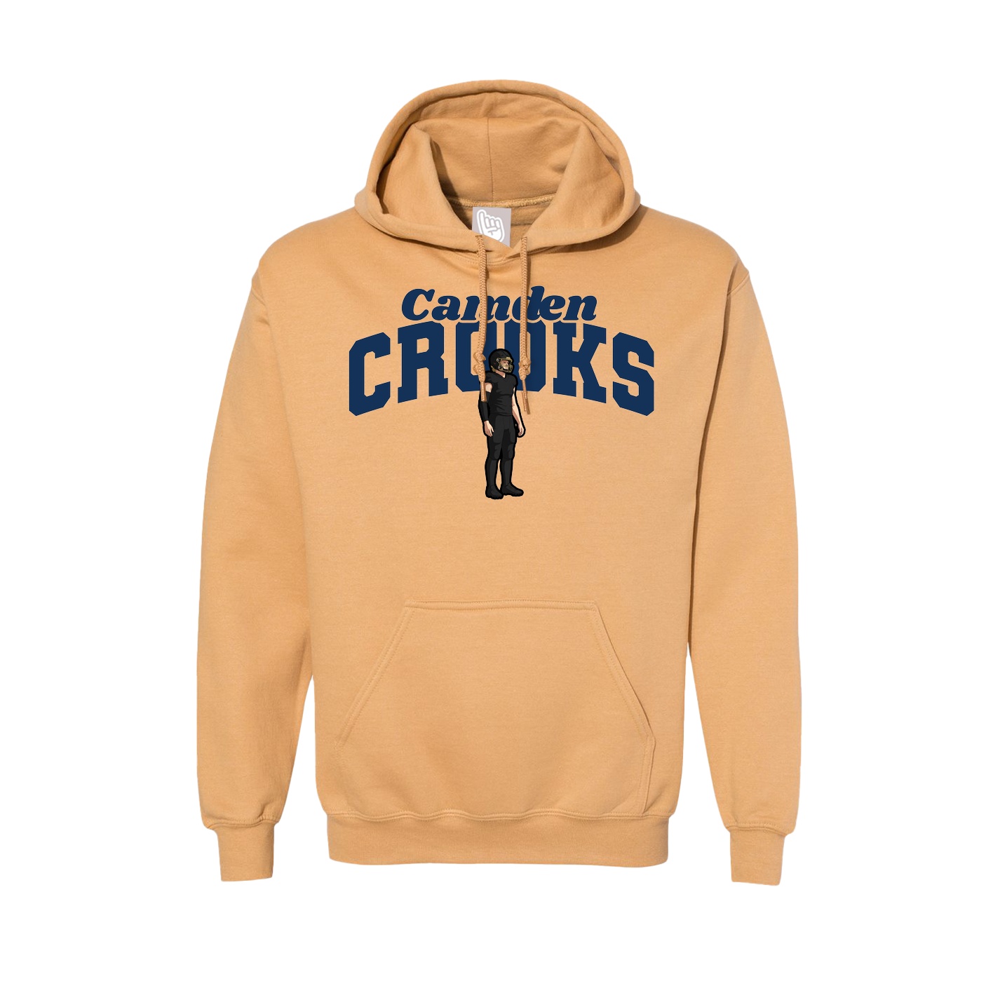 Hoodie — Signature Arch in Vegas Gold