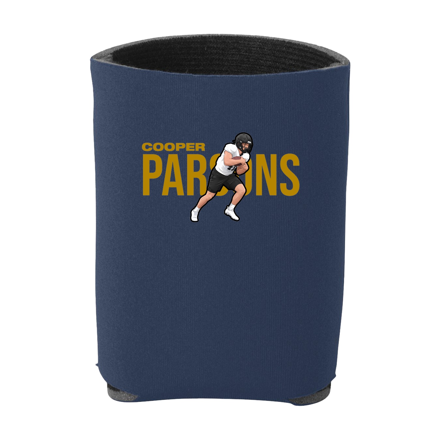 Can Holder — Player Name in Navy