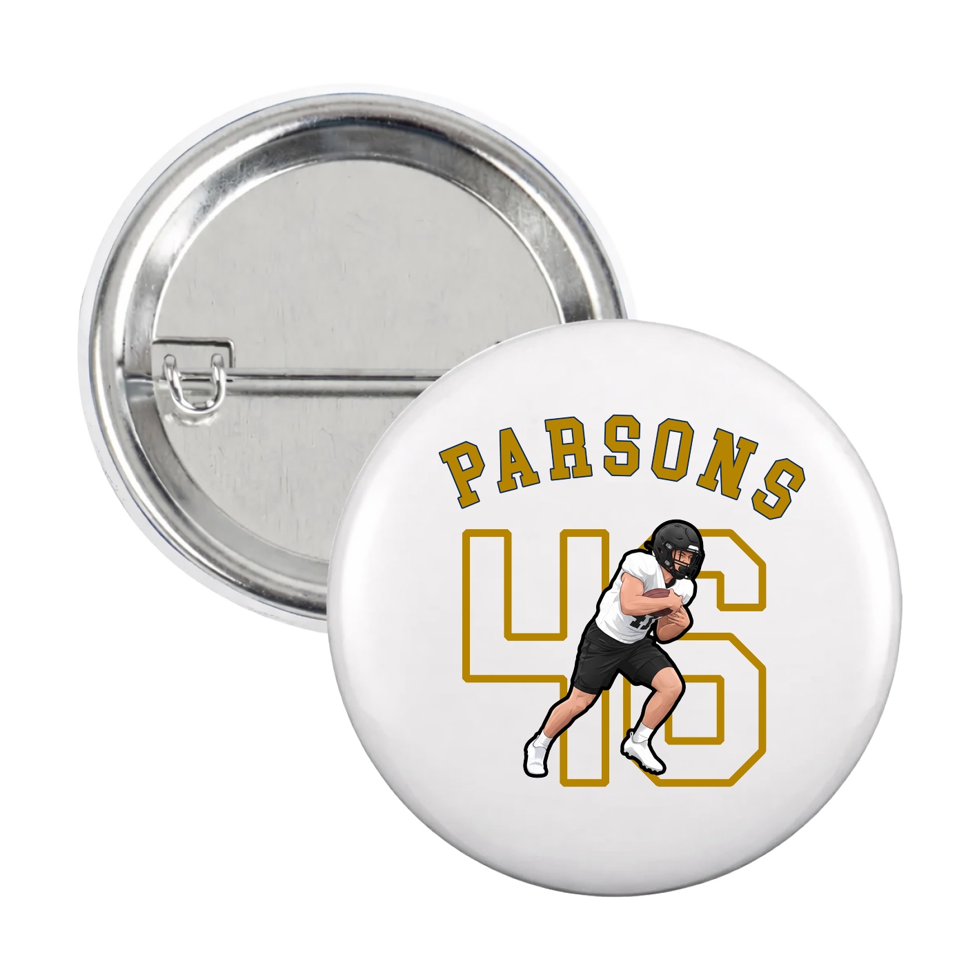 Game Day Button — Shirsey Arch in White