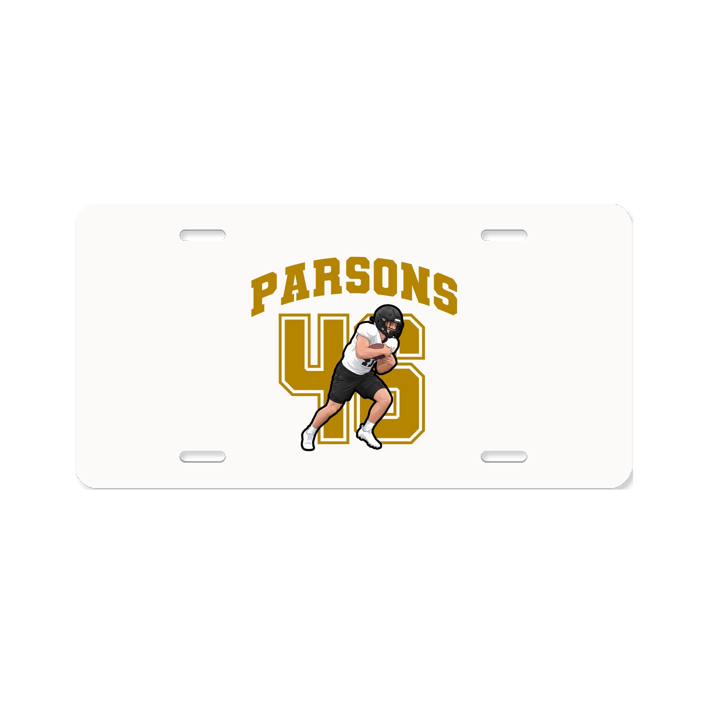 License Plate — Number in Classic