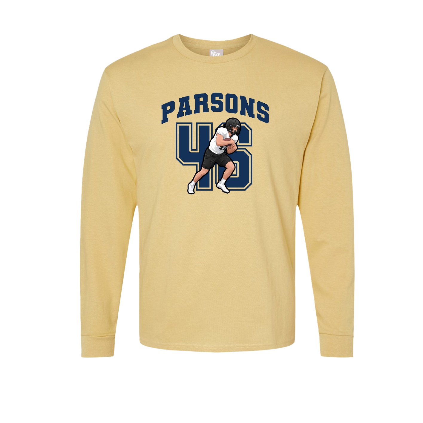 Long Sleeve Tee — Number in Vegas Gold