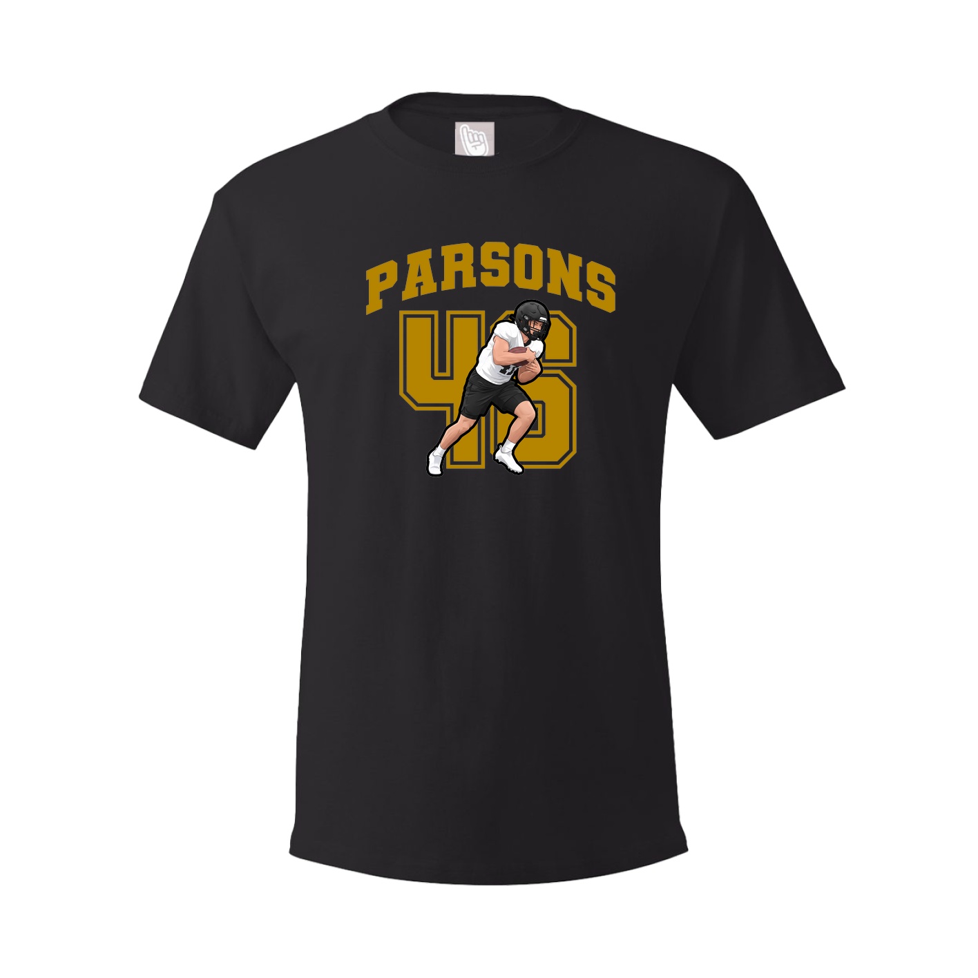 Youth Tee — Number in Black