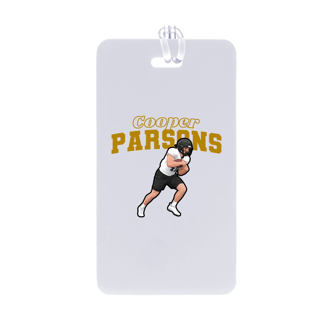 Bag Tag — Name Arch in Classic