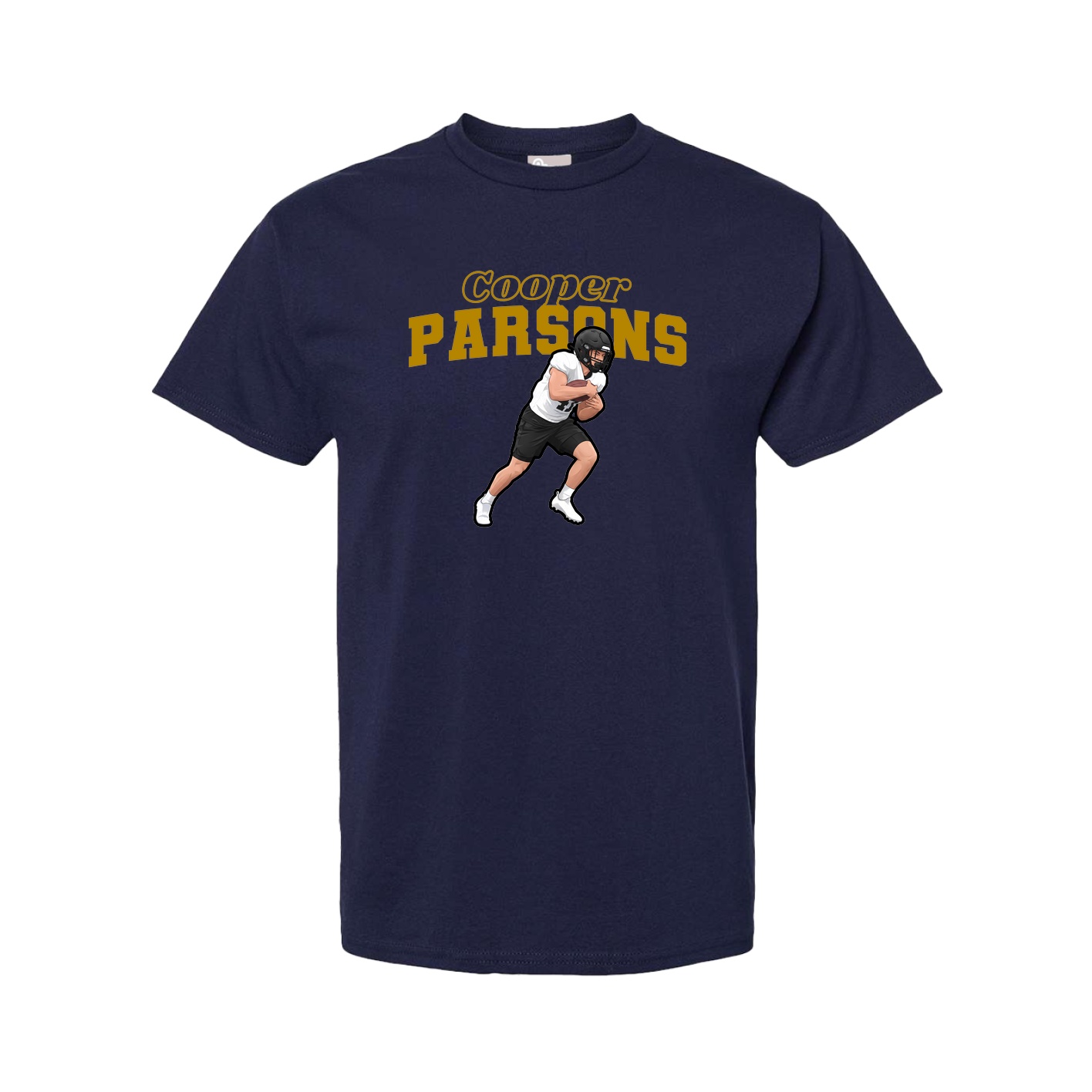 Youth Tee — Name Arch in Navy