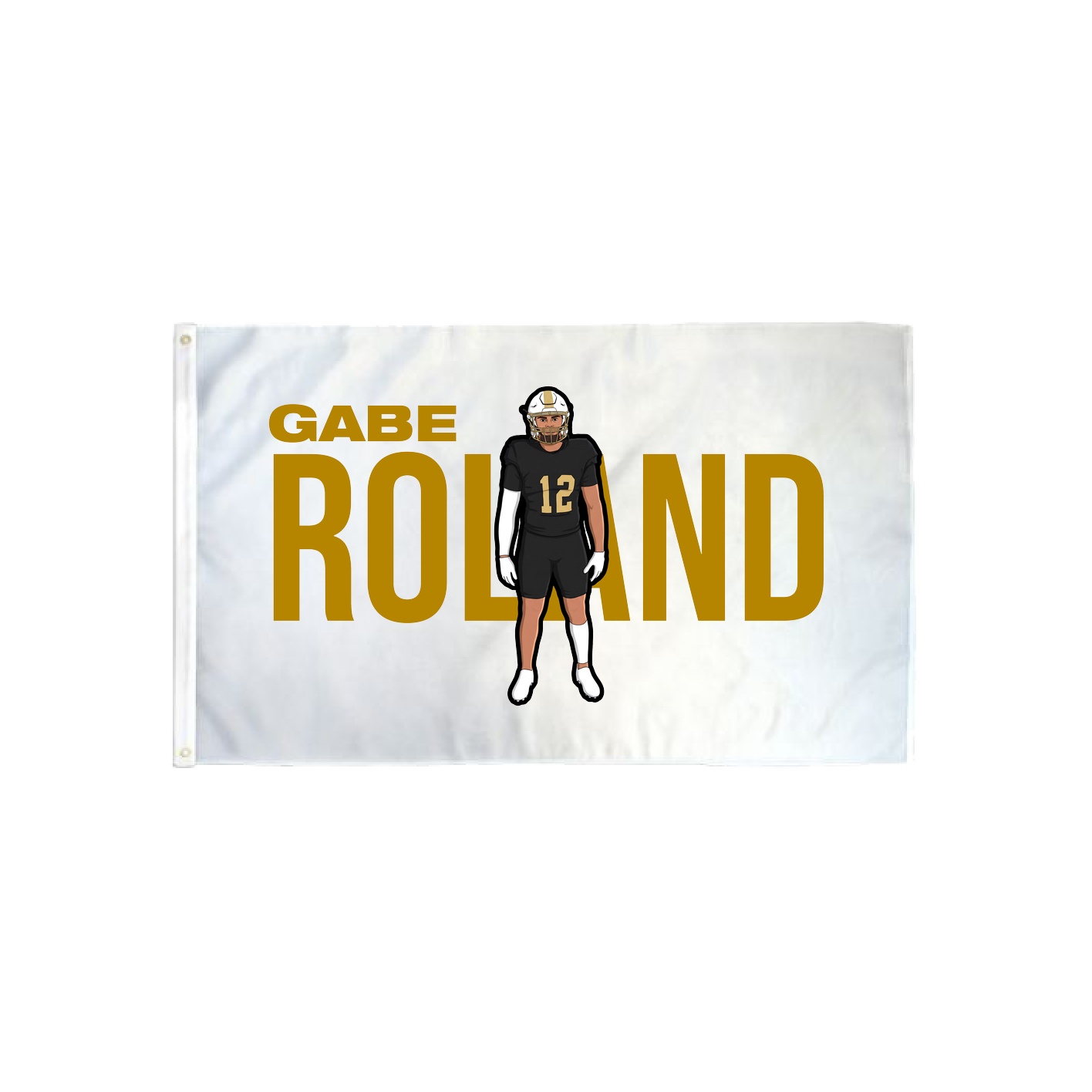 3x5 Flag — Player Name in Classic