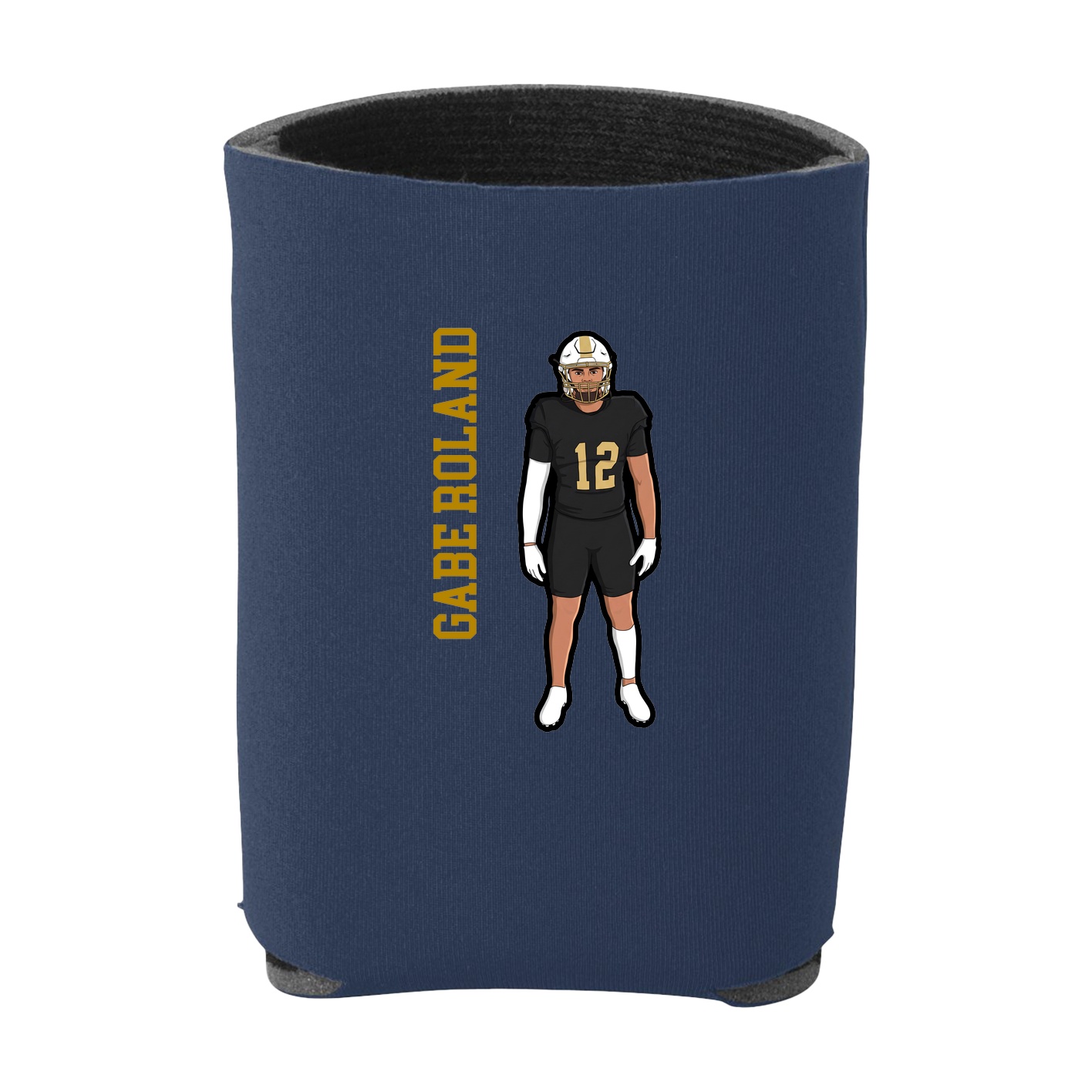Can Holder — Name Vertical in Navy
