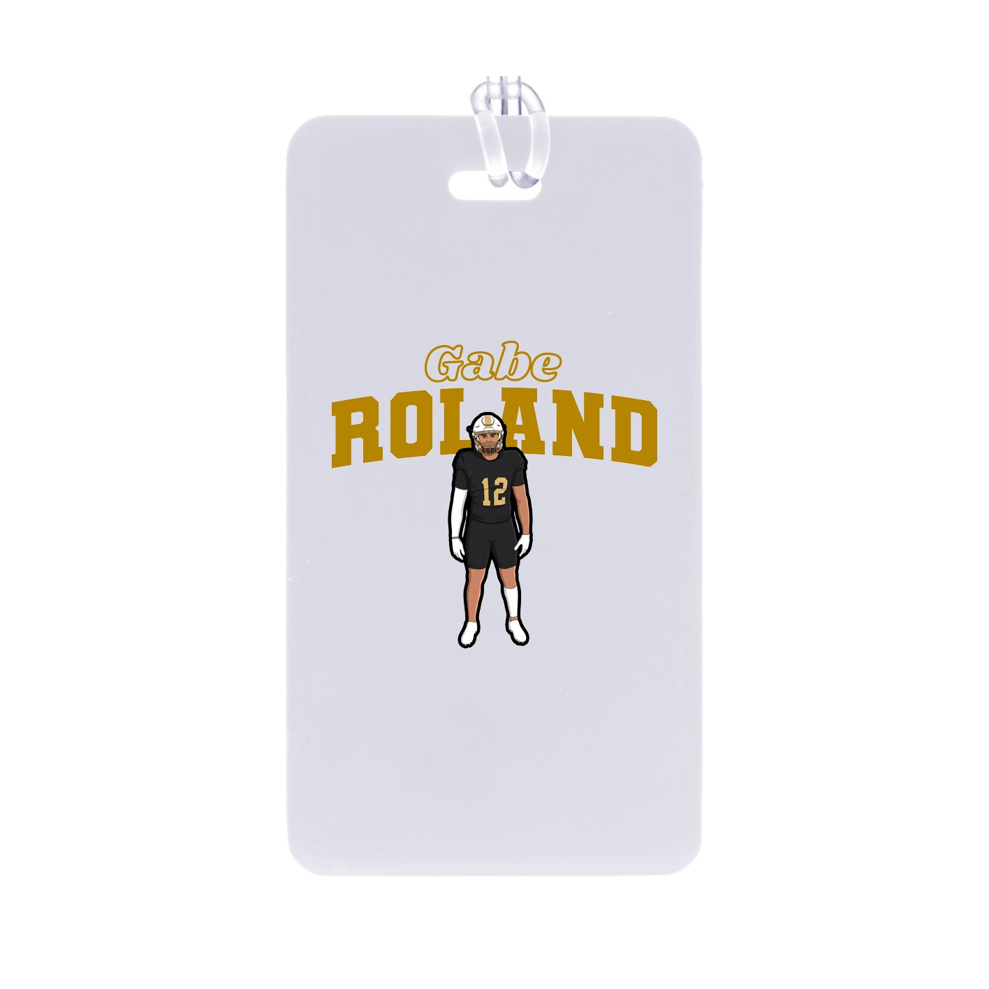 Bag Tag — Name Arch in Classic