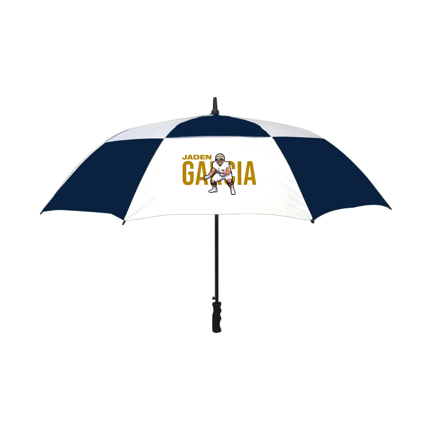 Golf Umbrella — Player Name in Navy