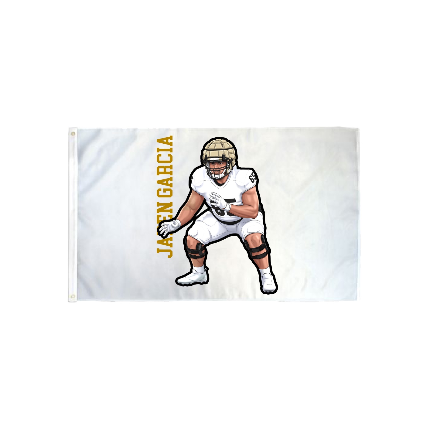 3x5 Flag — Name Vertical in Classic