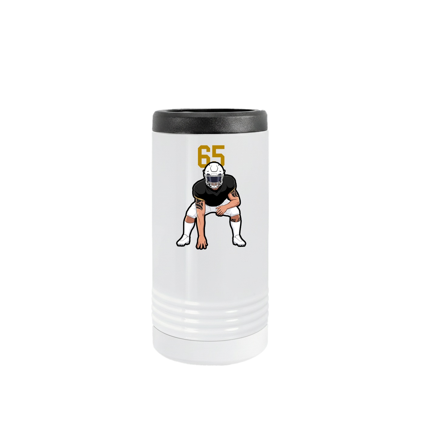 Slim Beverage Holder — Number Top in White