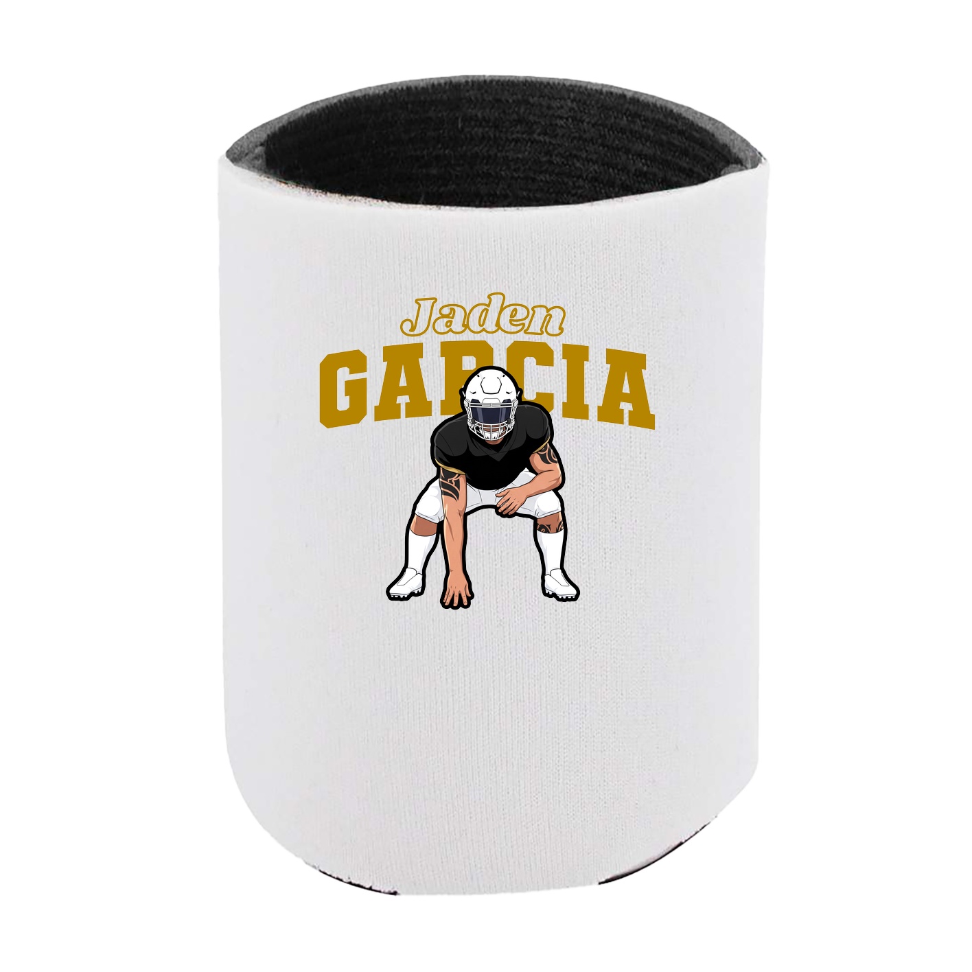 Can Holder — Name Arch in White