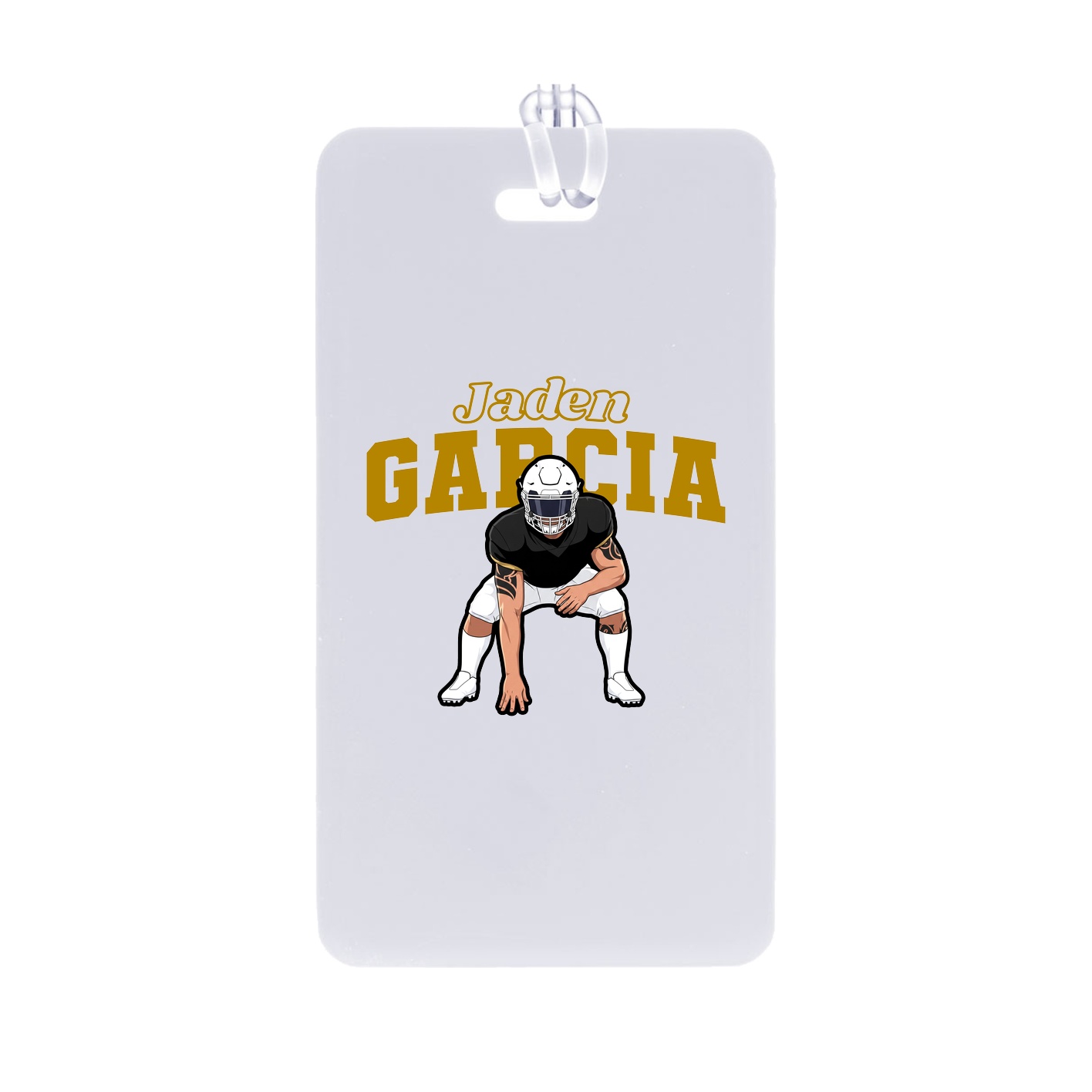 Bag Tag — Name Arch in Classic