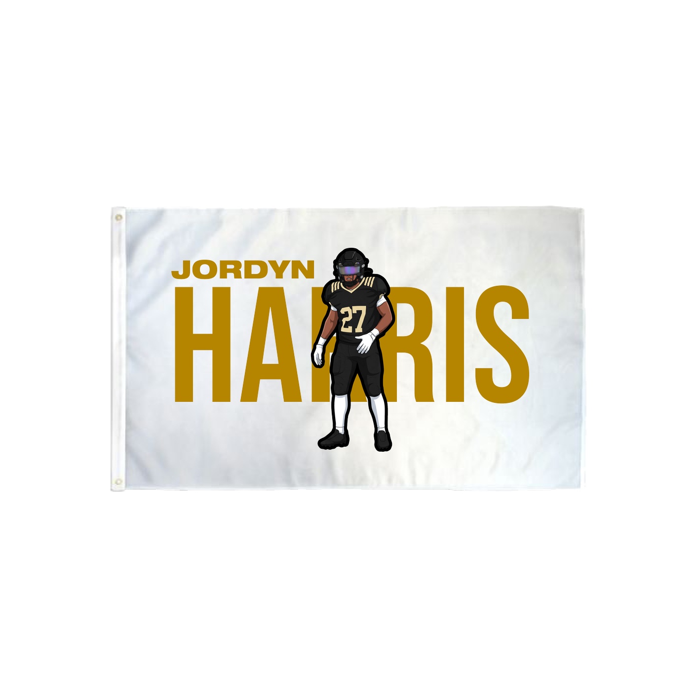 3x5 Flag — Player Name in Classic