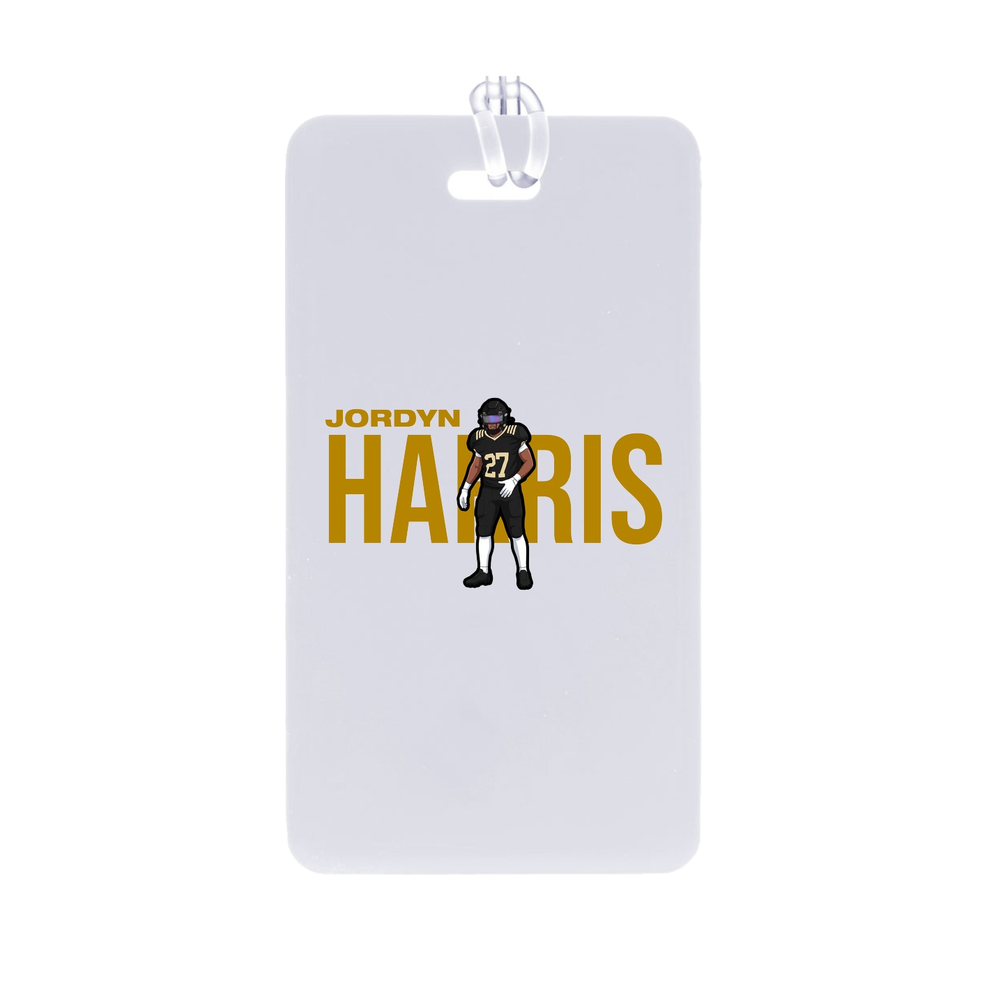 Bag Tag — Player Name in Classic
