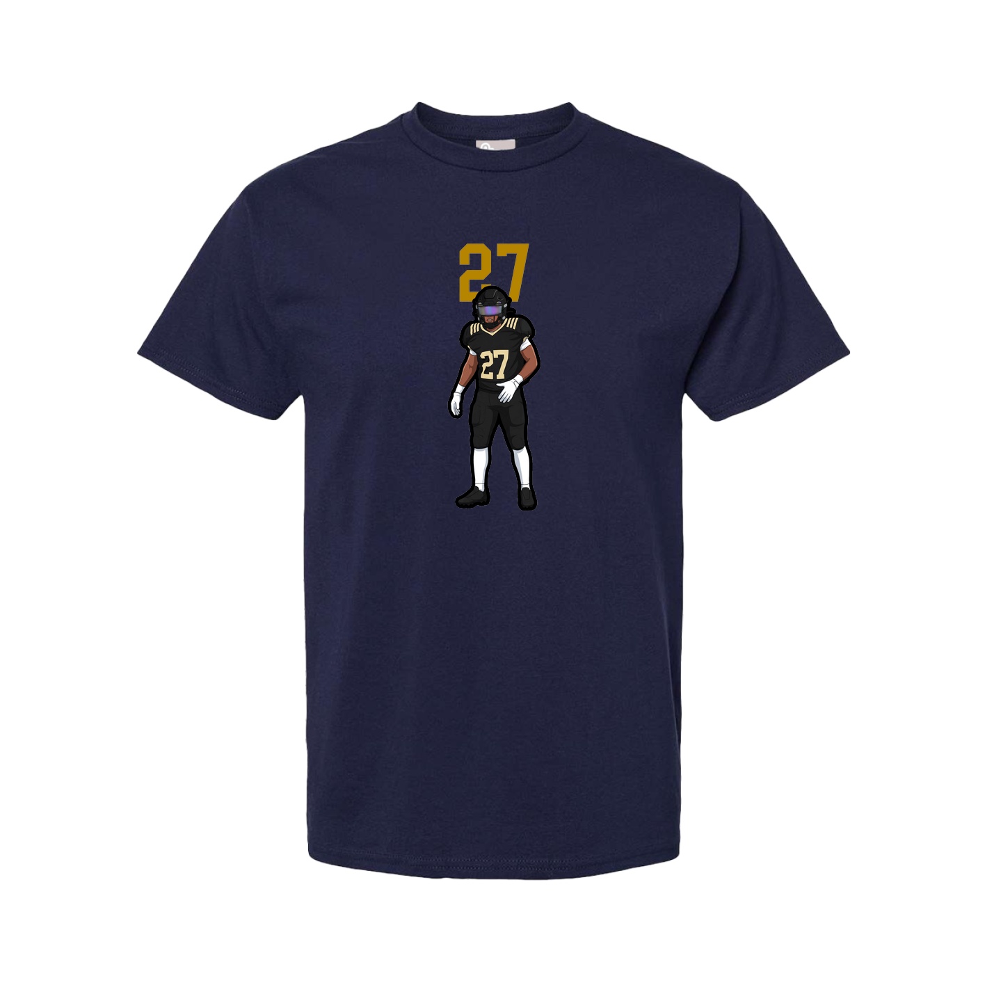 Youth Tee — Number Top in Navy