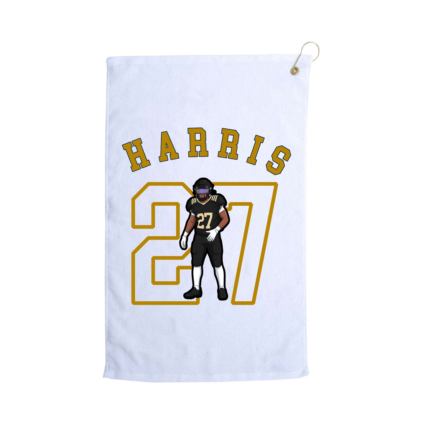 Golf Towel — Shirsey Arch in White
