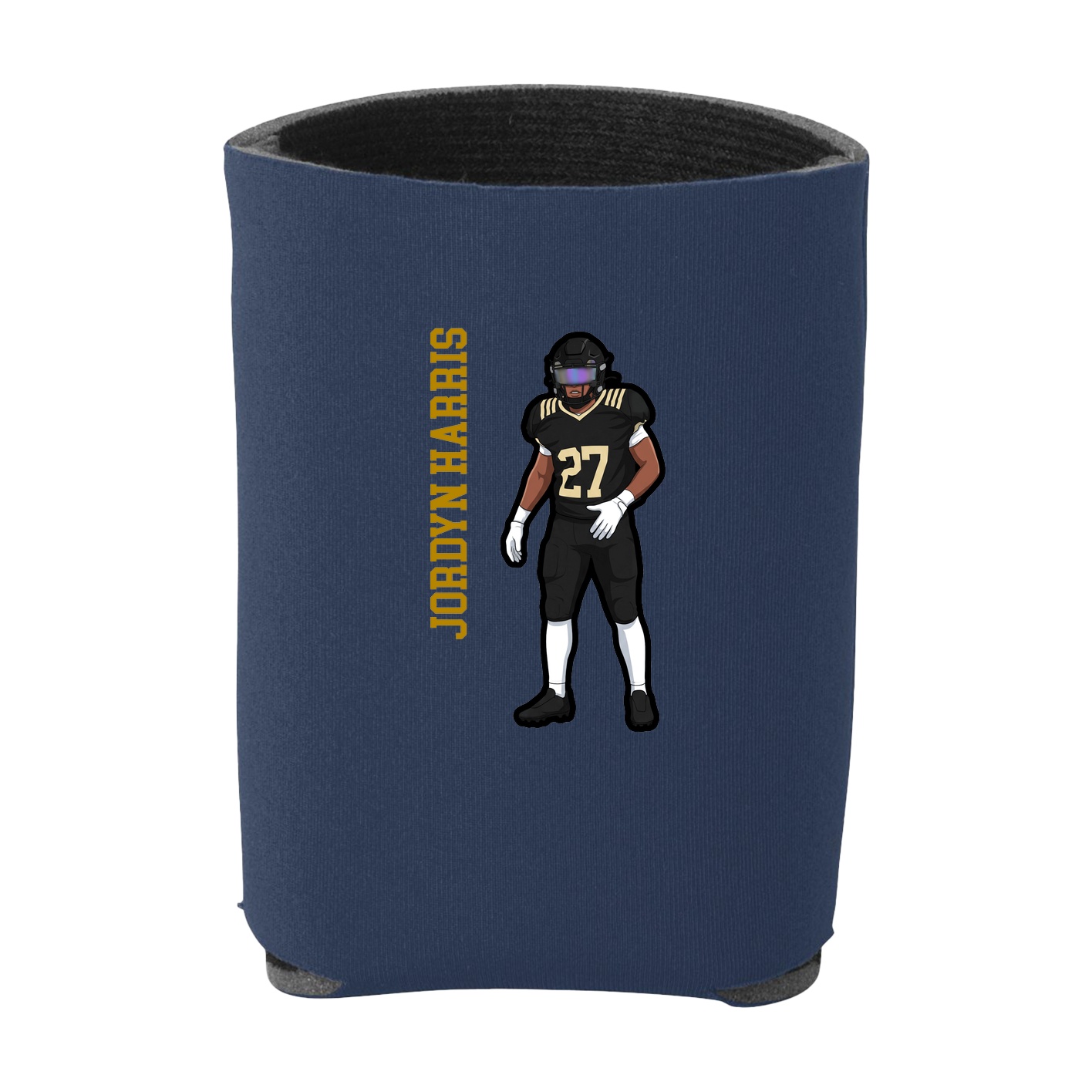 Can Holder — Name Vertical in Navy