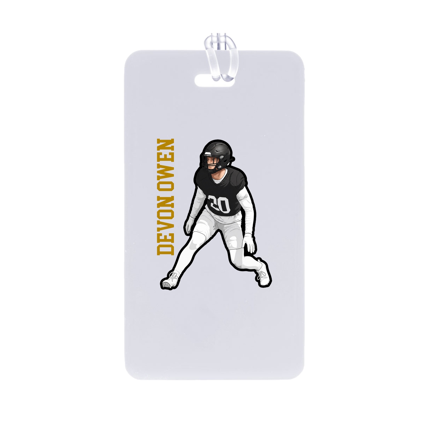 Bag Tag — Name Vertical in Classic