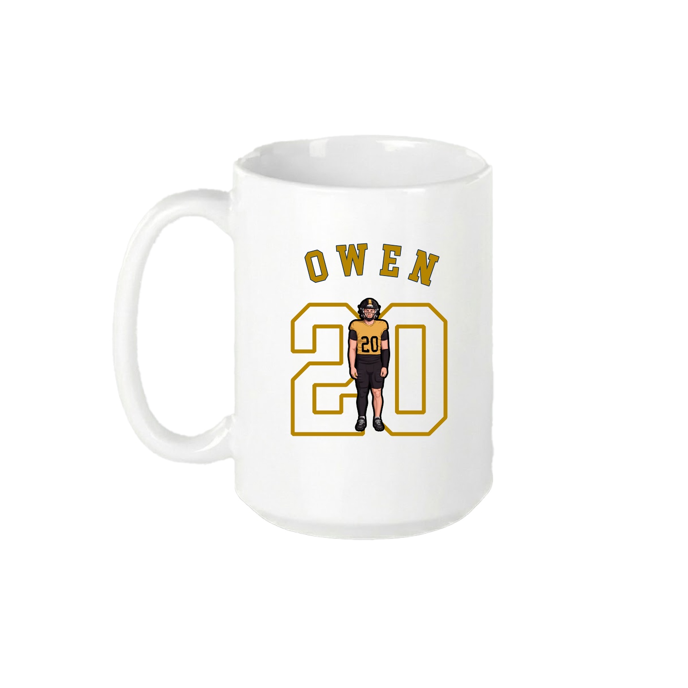 15oz Coffee Mug — Shirsey Arch in White