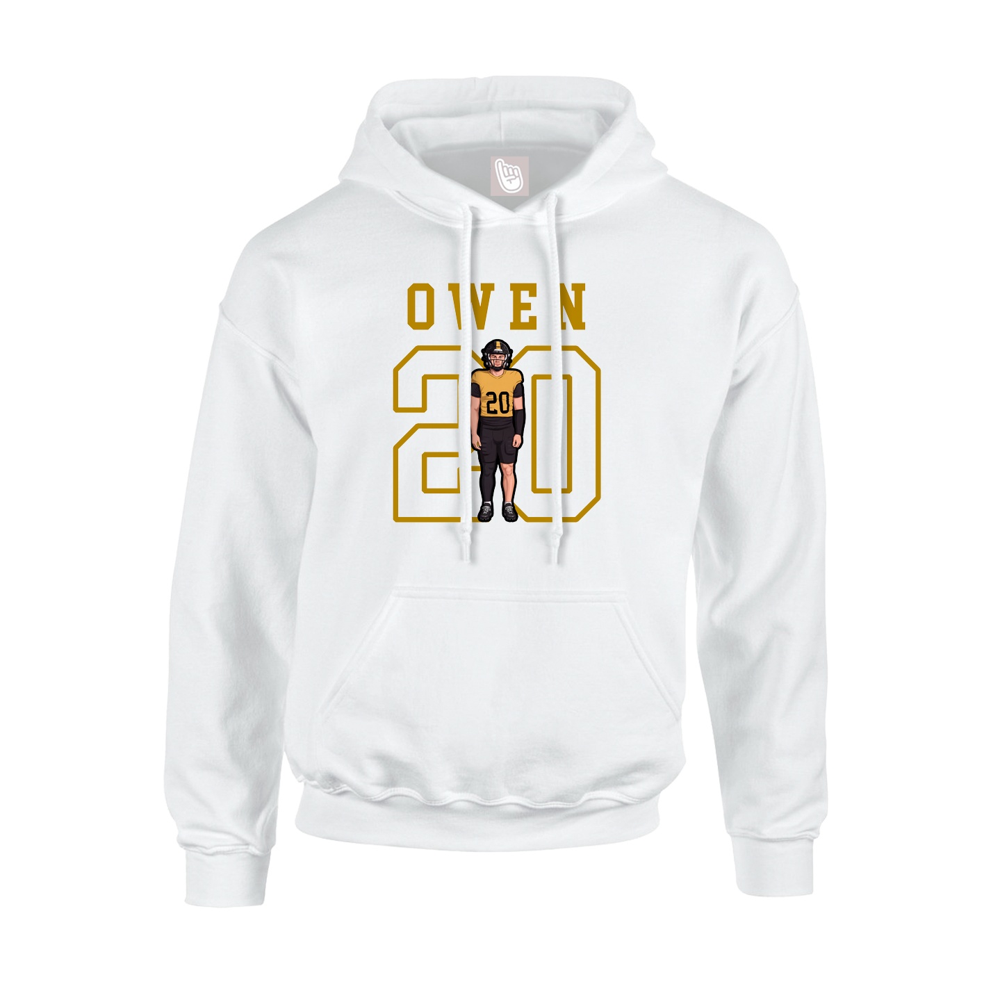 Youth Hoodie — Shirsey in White