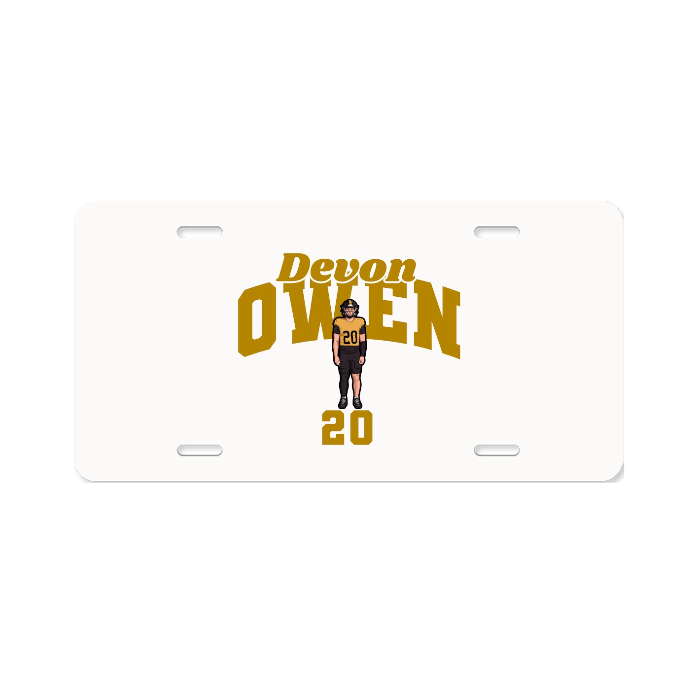 License Plate — Signature Arch in Classic