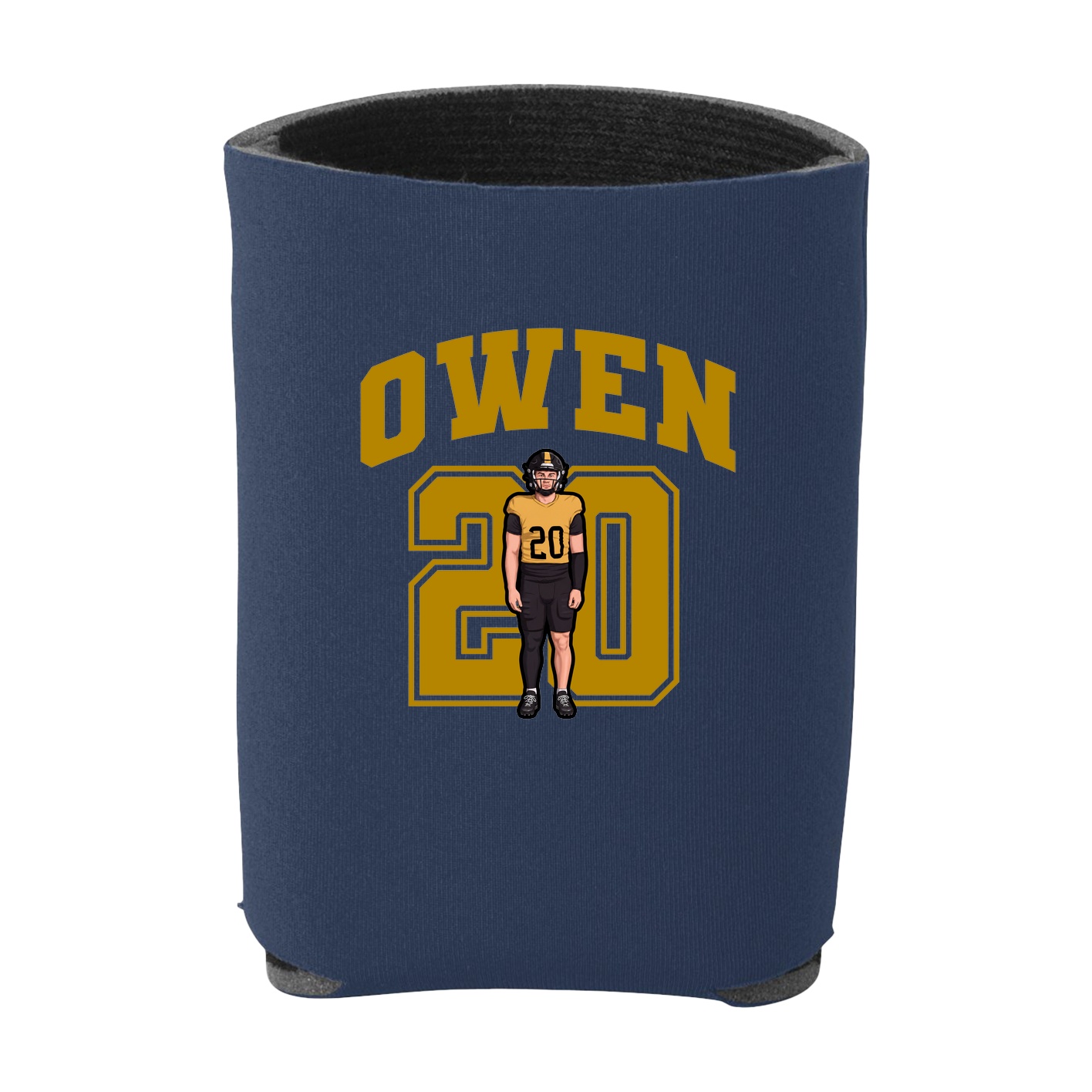 Can Holder — Number in Navy